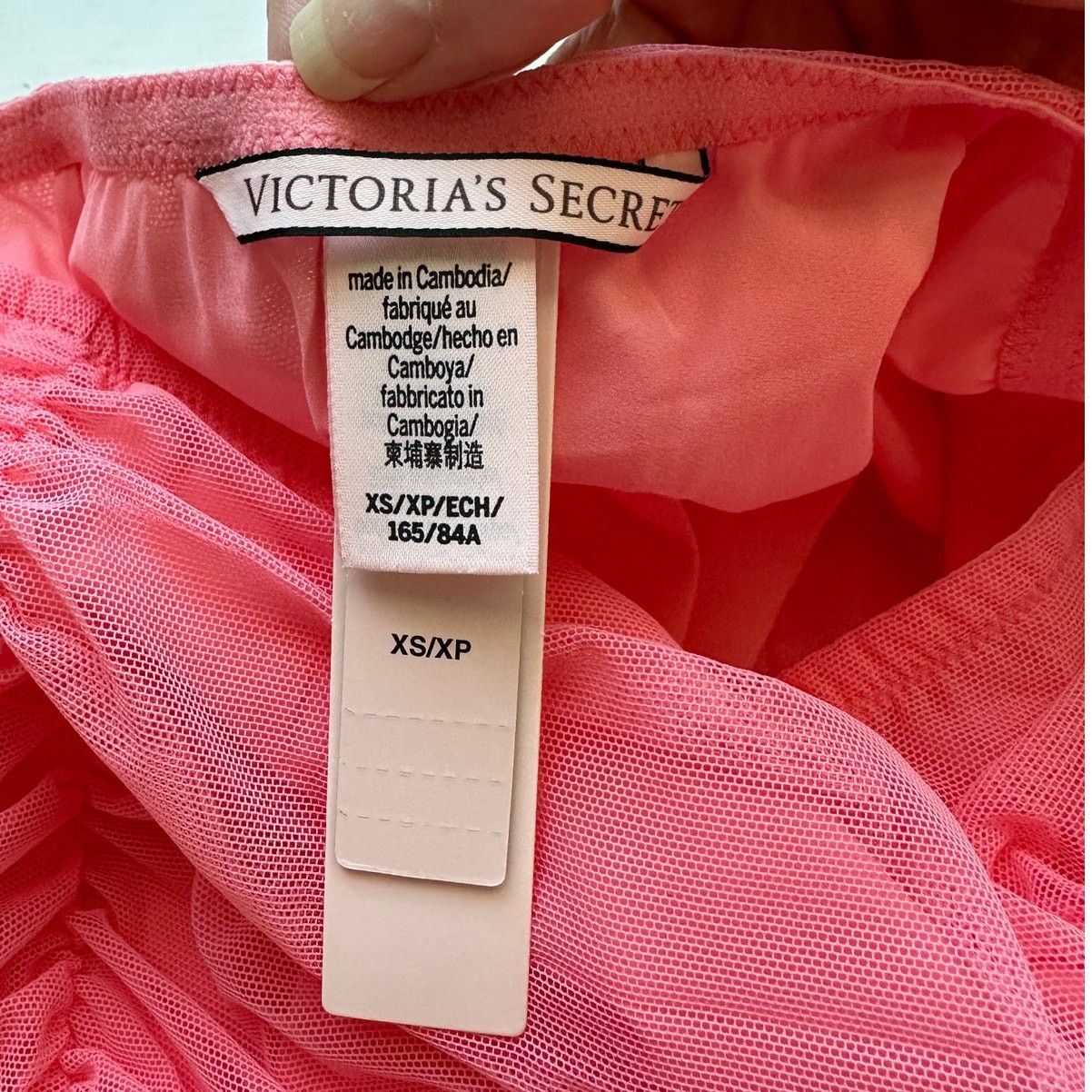 Victoria's Secret NWT Victorias Secret Pink Mesh Pleated Ruched Mini Skirt 6 Size 28" / US 6 / IT 42 - 5 Thumbnail