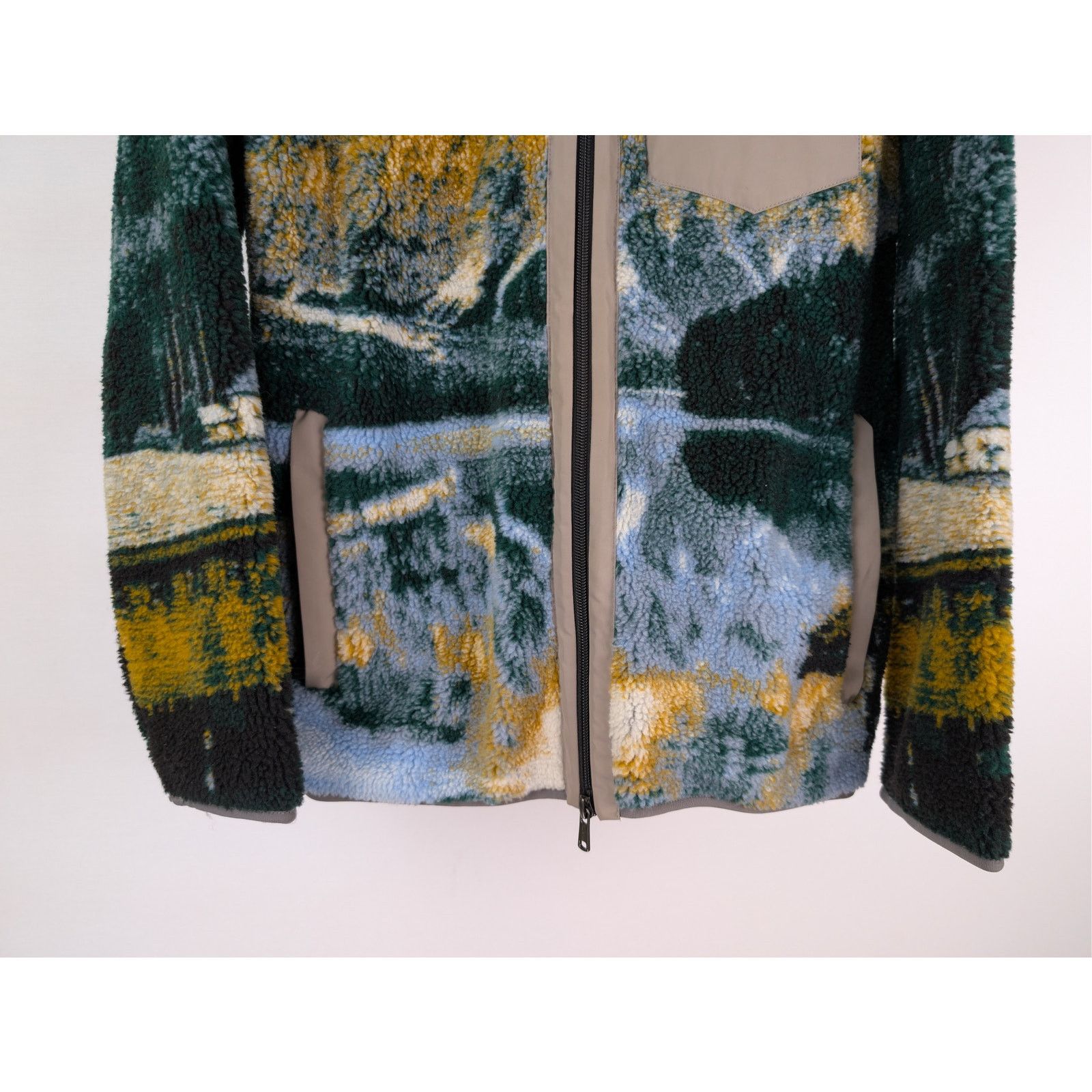 Todd Snyder o1rshd1 CC20 outdoor scenic print borg full zip jacket Size US S / EU 44-46 / 1 - 4 Thumbnail