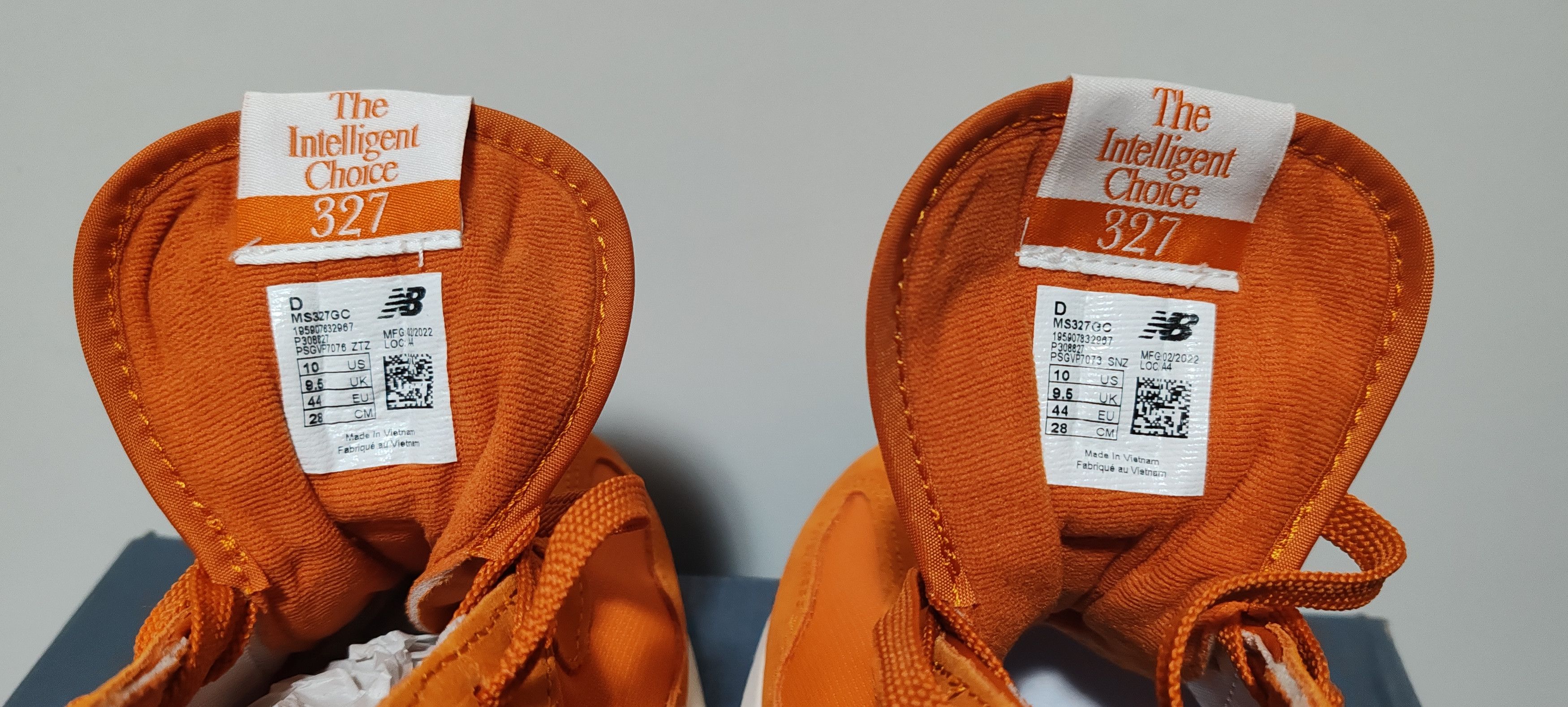 New Balance Baskets New Balance-MS327GC Orange Unisexe Tg:44 Size US 10.5 / EU 43-44 - 5 Thumbnail