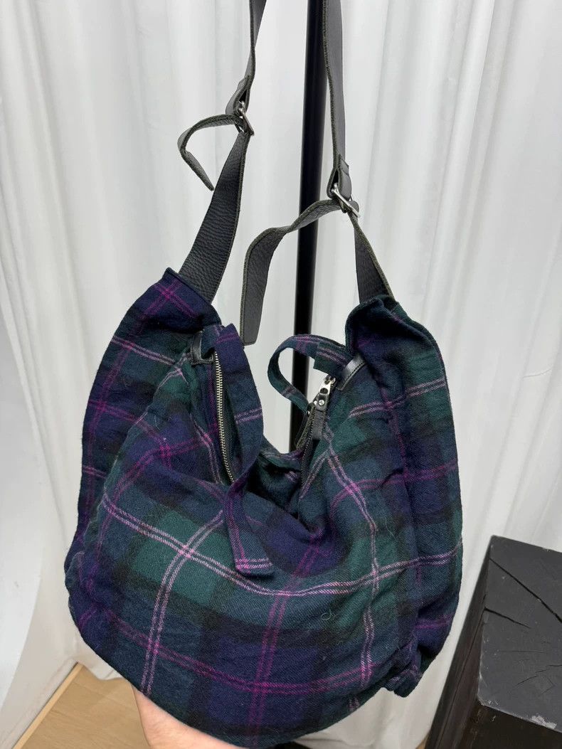Yohji Yamamoto yohji yamamoto Wool check candy shoulder bag 2504-Nextarrow Size ONE SIZE - 3 Thumbnail