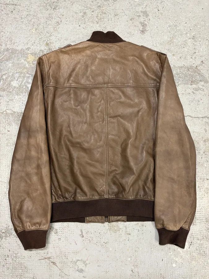 Prada FW2008 Prada Brown Leather Jacket Size US M / EU 48-50 / 2 - 6 Thumbnail
