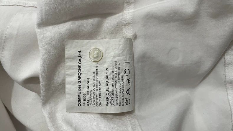 Comme des Garcons Comme Des Garcons White long-sleeved shirt Size US M / EU 48-50 / 2 - 9 Thumbnail