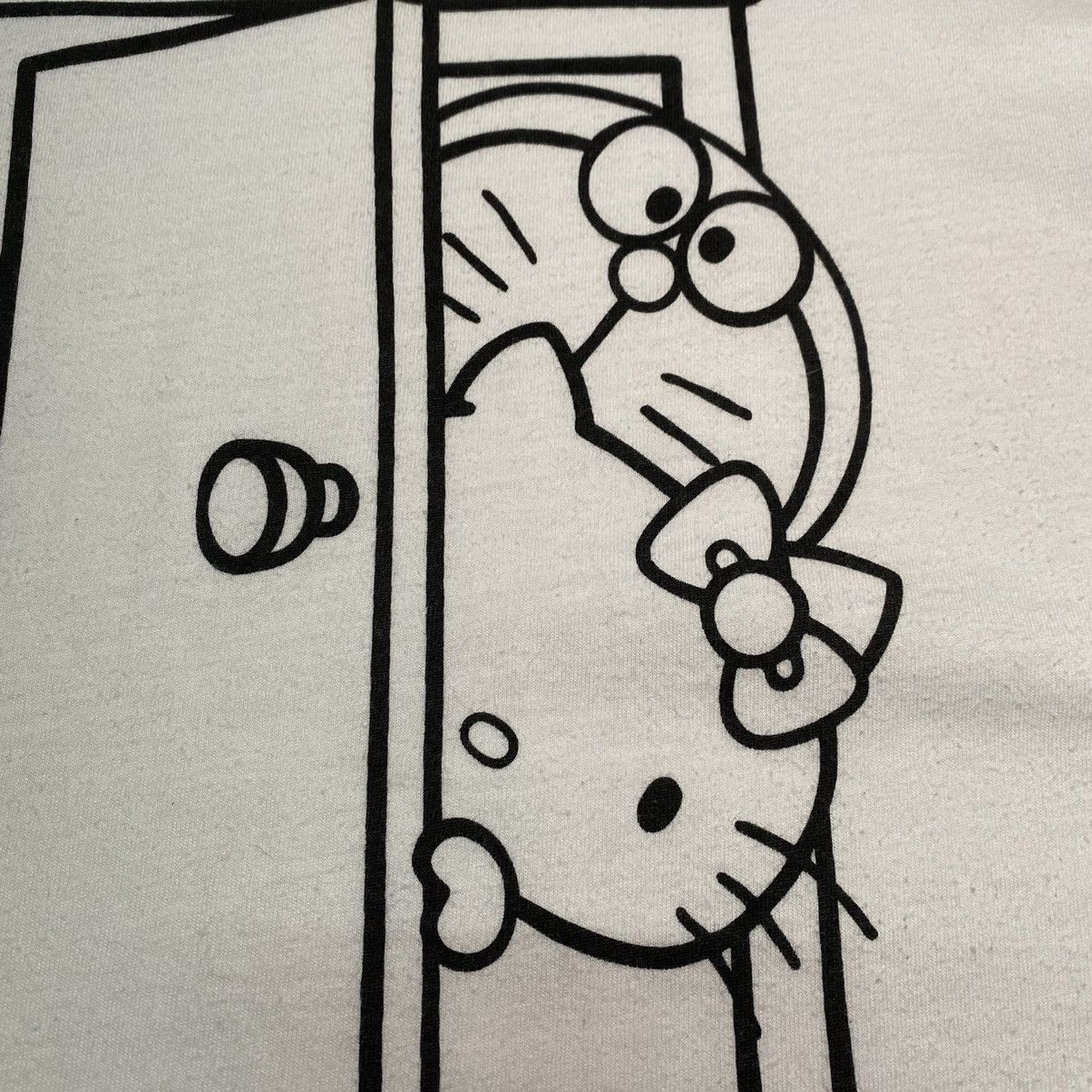 Anime × Cartoon Network × Vintage RARE💥 DORAEMON x HELLO KITTY CARTOON T SHIRT SANRIO Size US XL / EU 56 / 4 - 7 Thumbnail