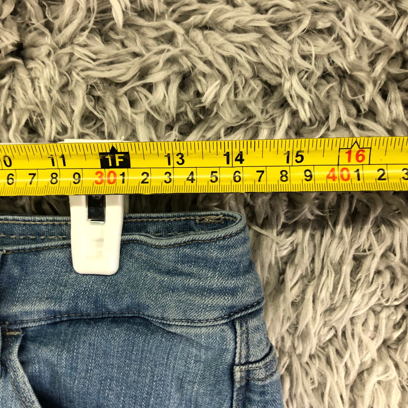 Levi's Lee Perfect Fit Womens Size 4 Mid Rise Bermuda Blue Denim Jean Shorts Size 27" / US 4 / IT 40 - 2 Thumbnail