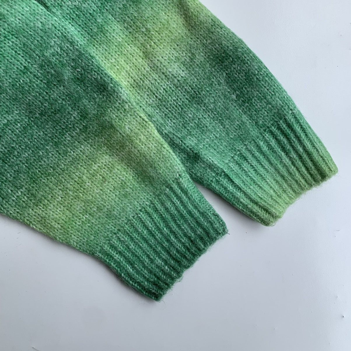 Japanese Brand Vintage gradient striped mohair wool patterned by Colza Size US L / EU 52-54 / 3 - 4 Thumbnail