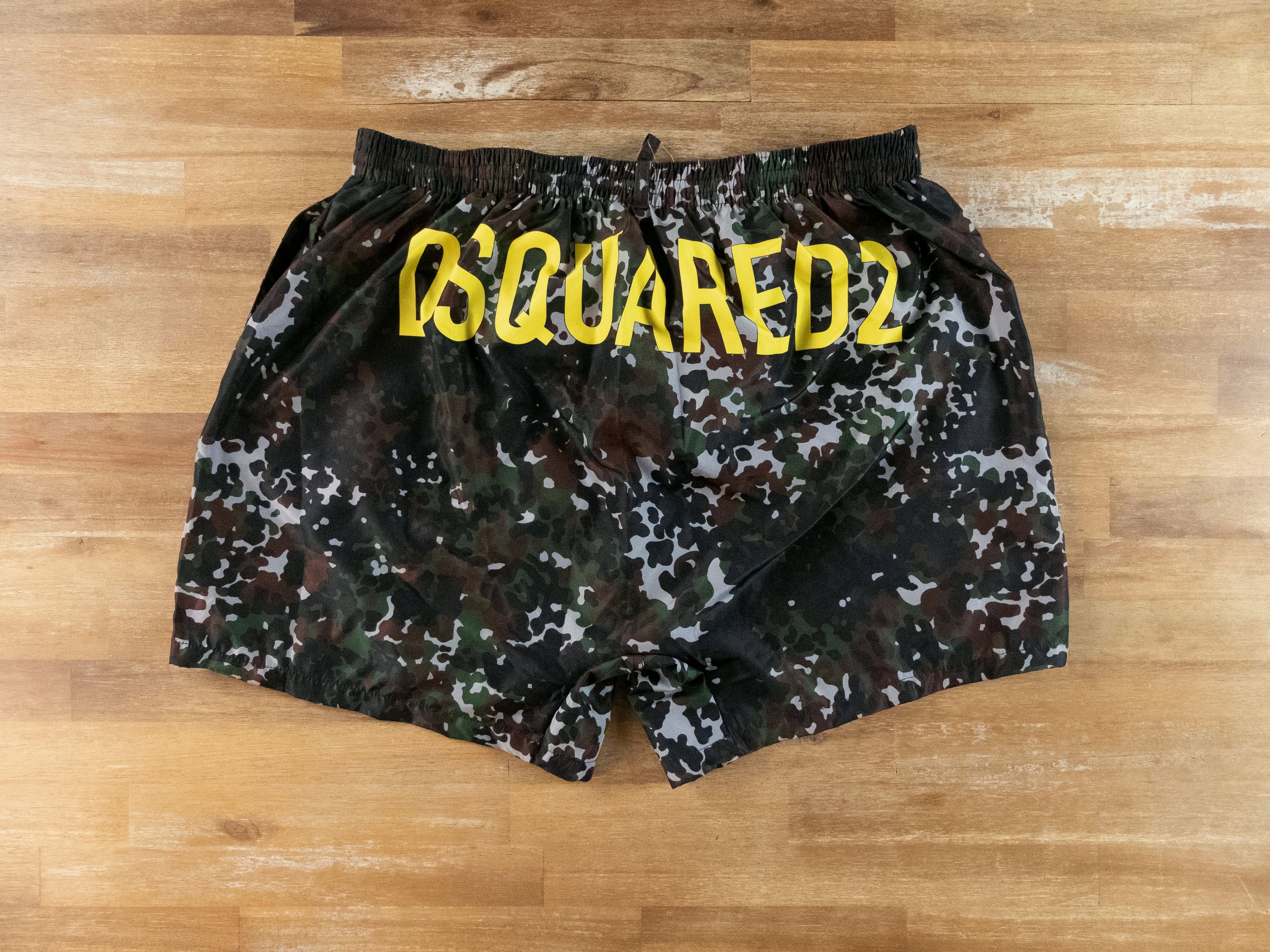 Dsquared2 DSQUARED2 camouflage & logo print midi swim shorts XL Size US 36 / EU 52 - 7 Thumbnail