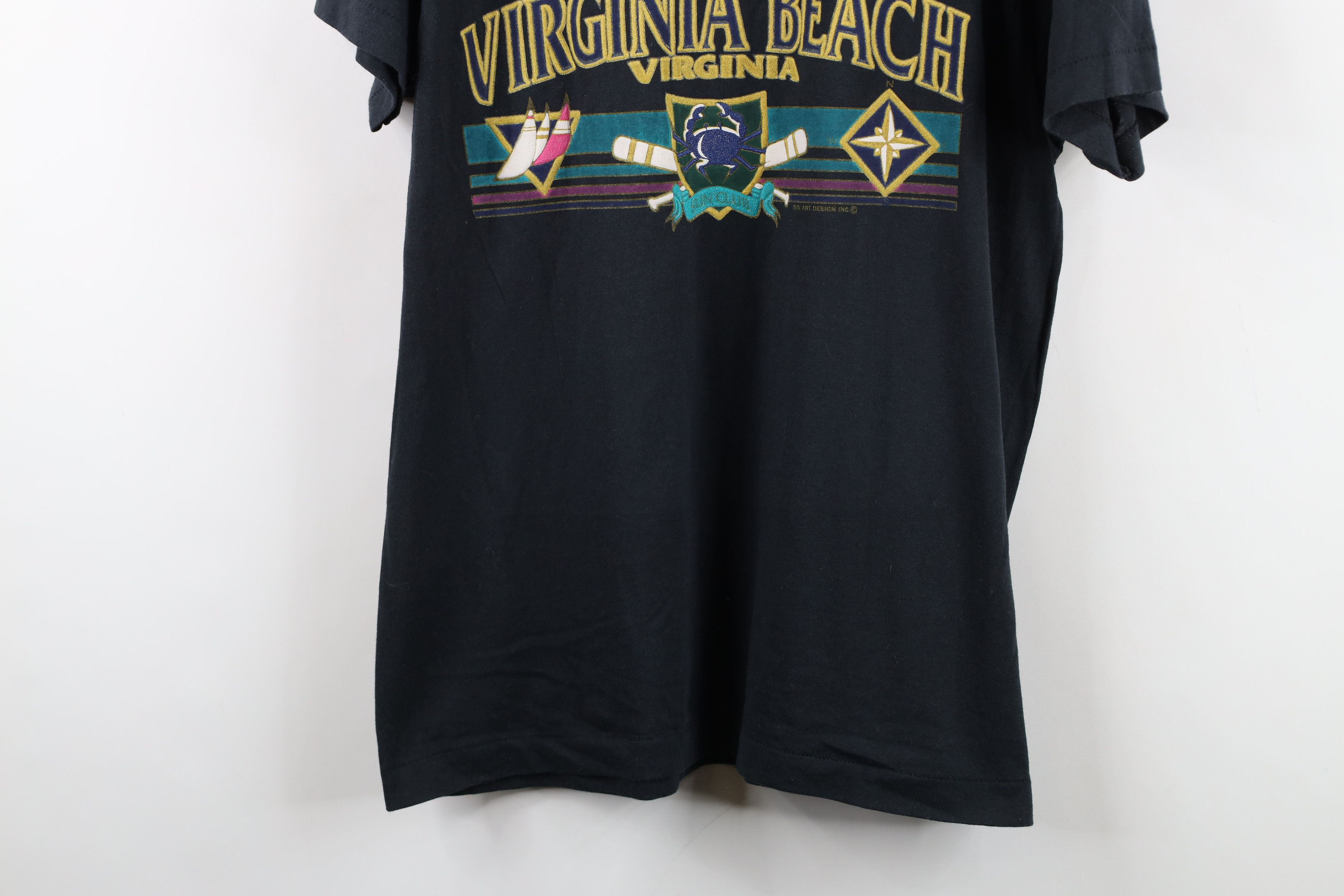 Vintage Vintage 80s 90s Streetwear Beach Virginia T-Shirt USA Size XL / US 12-14 / IT 48-50 - 3 Thumbnail