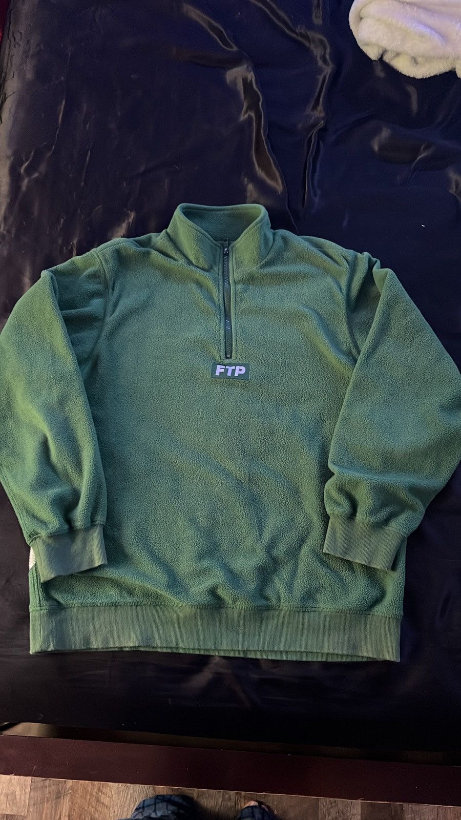 Fuck The Population FTP Sherpa Half Zip Jacket M Grailed