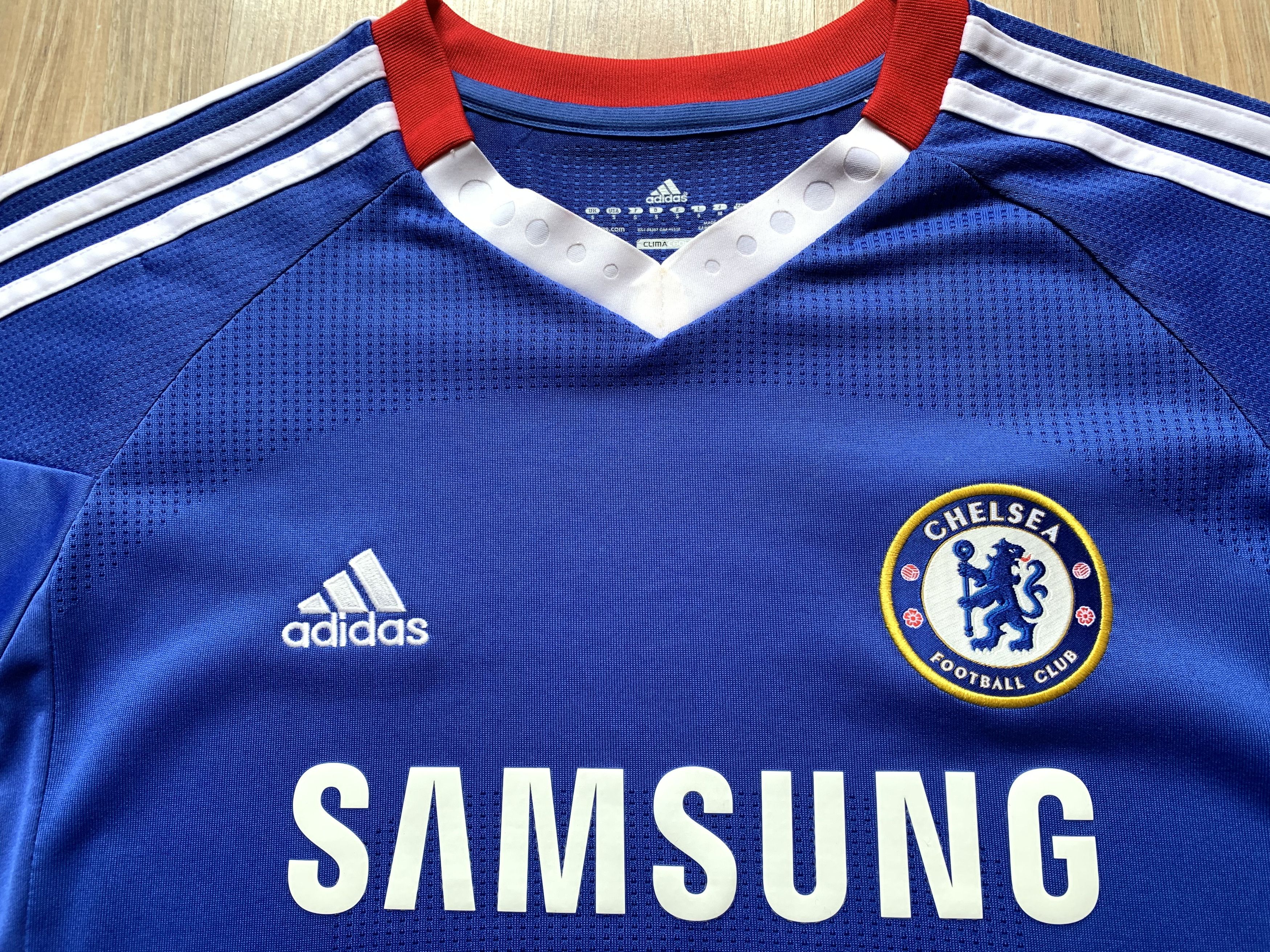 Adidas Vintage Adidas Chelsea Home Football Shirt 2010-2011 Size US S / EU 44-46 / 1 - 7 Thumbnail