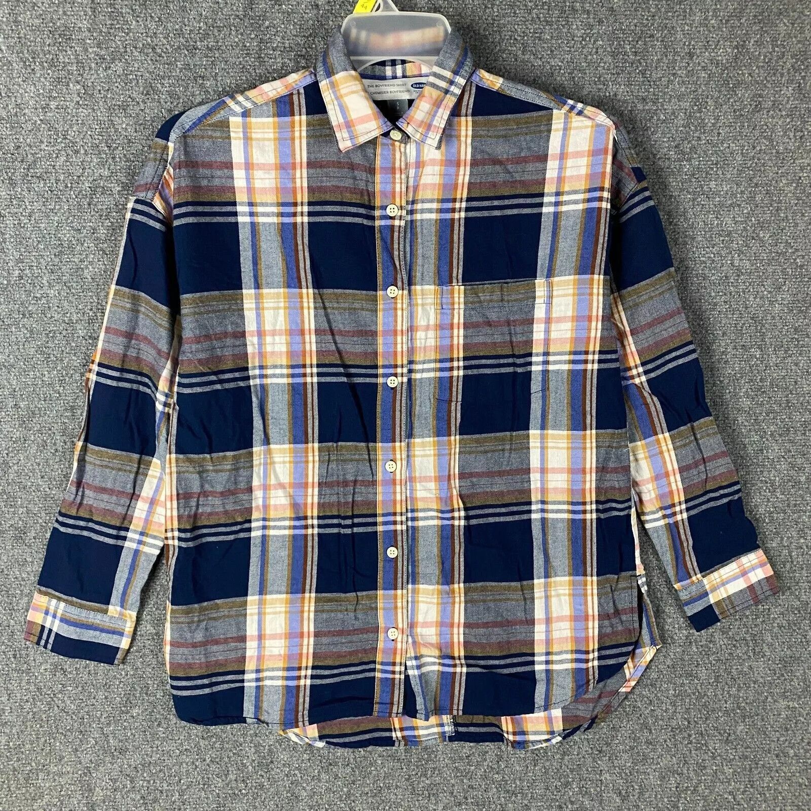 Old Navy Old Navy Button Up Top Women's Small The Boyfriend Shirt S Size S / US 4 / IT 40 - 1 Thumbnail