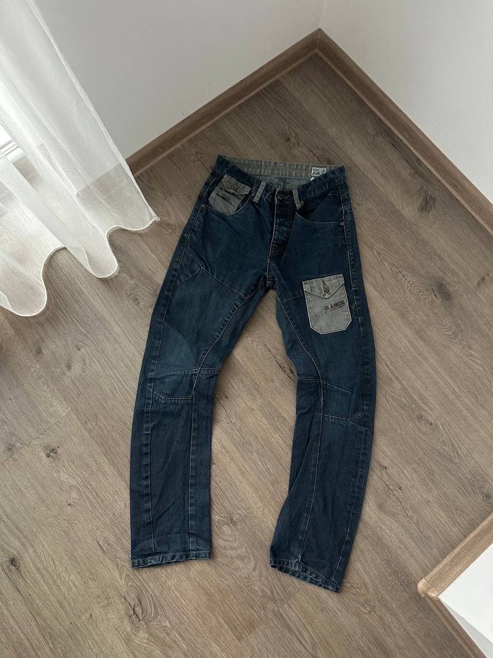 Japanese Brand × Vintage Vintage Japanese Denim Big Logo Y2K Pants Size US 28 / EU 44 - 8 Thumbnail