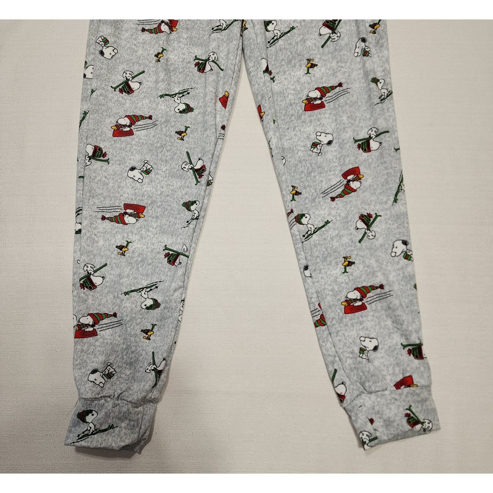 Peanuts Snoopy skiing pajamas women's medium NWT Size 28" / US 6 / IT 42 - 4 Thumbnail