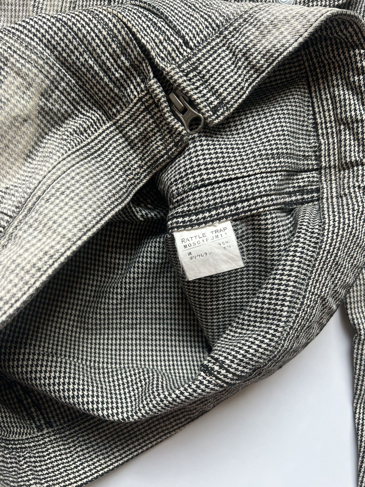 Japanese Brand Vintage 2000's Rattle Trap Mud wash Checkered Denim Size US S / EU 44-46 / 1 - 7 Thumbnail