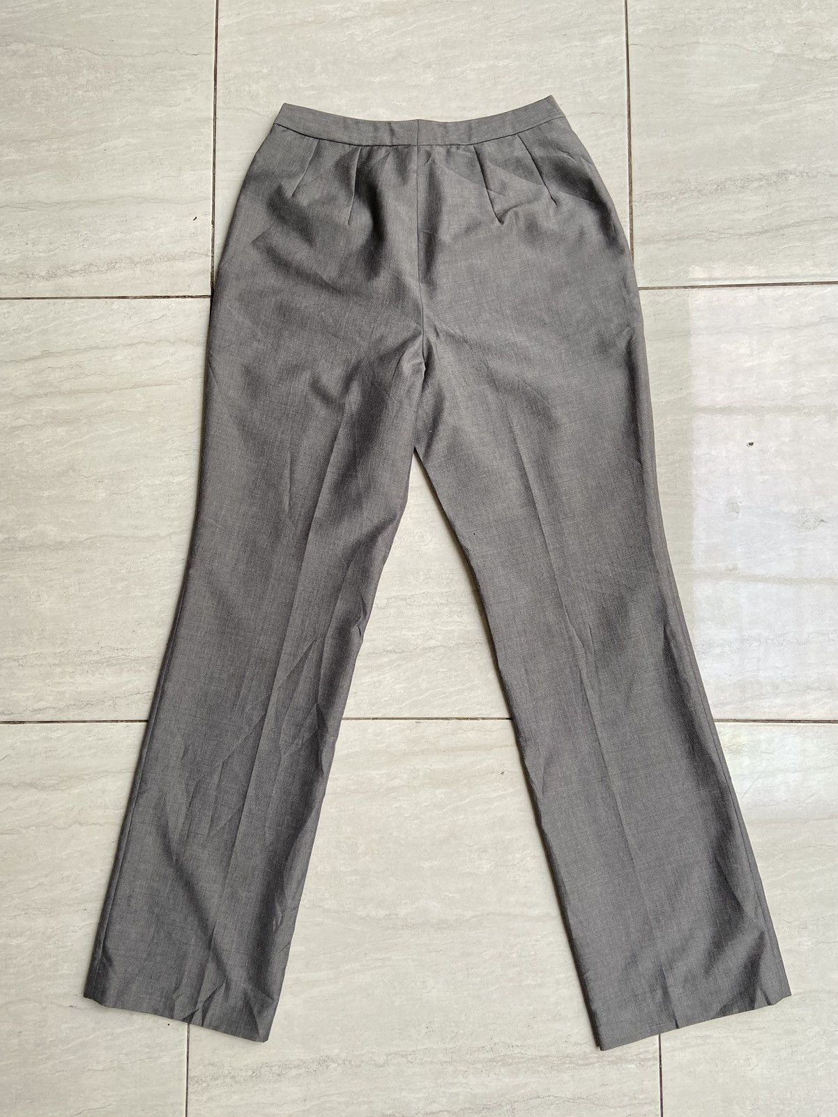 Dries Van Noten DRIES VAN NOTEN Grey Long Pants Size US 26 / EU 42 - 5 Thumbnail