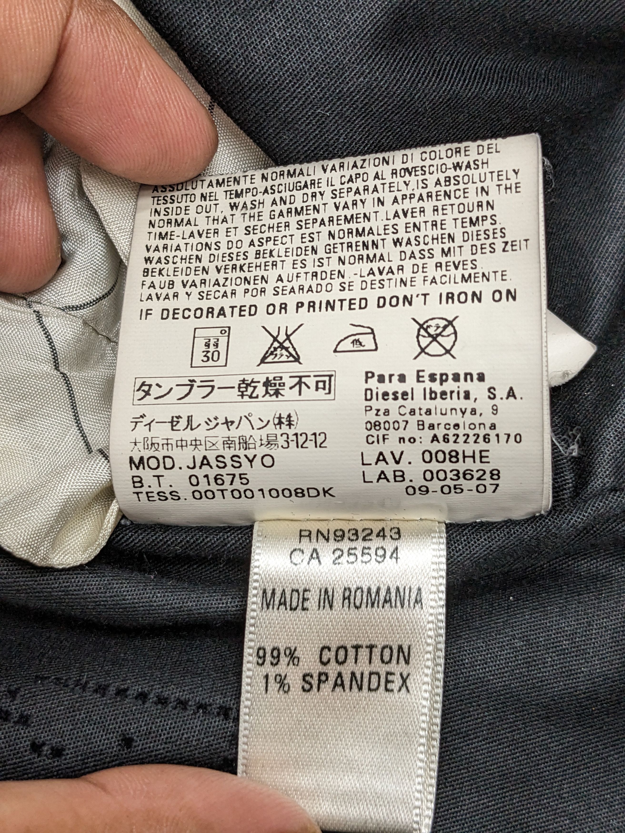 Diesel DIESEL COW LEATHER JACKET STREETWEAR Size US M / EU 48-50 / 2 - 13 Thumbnail