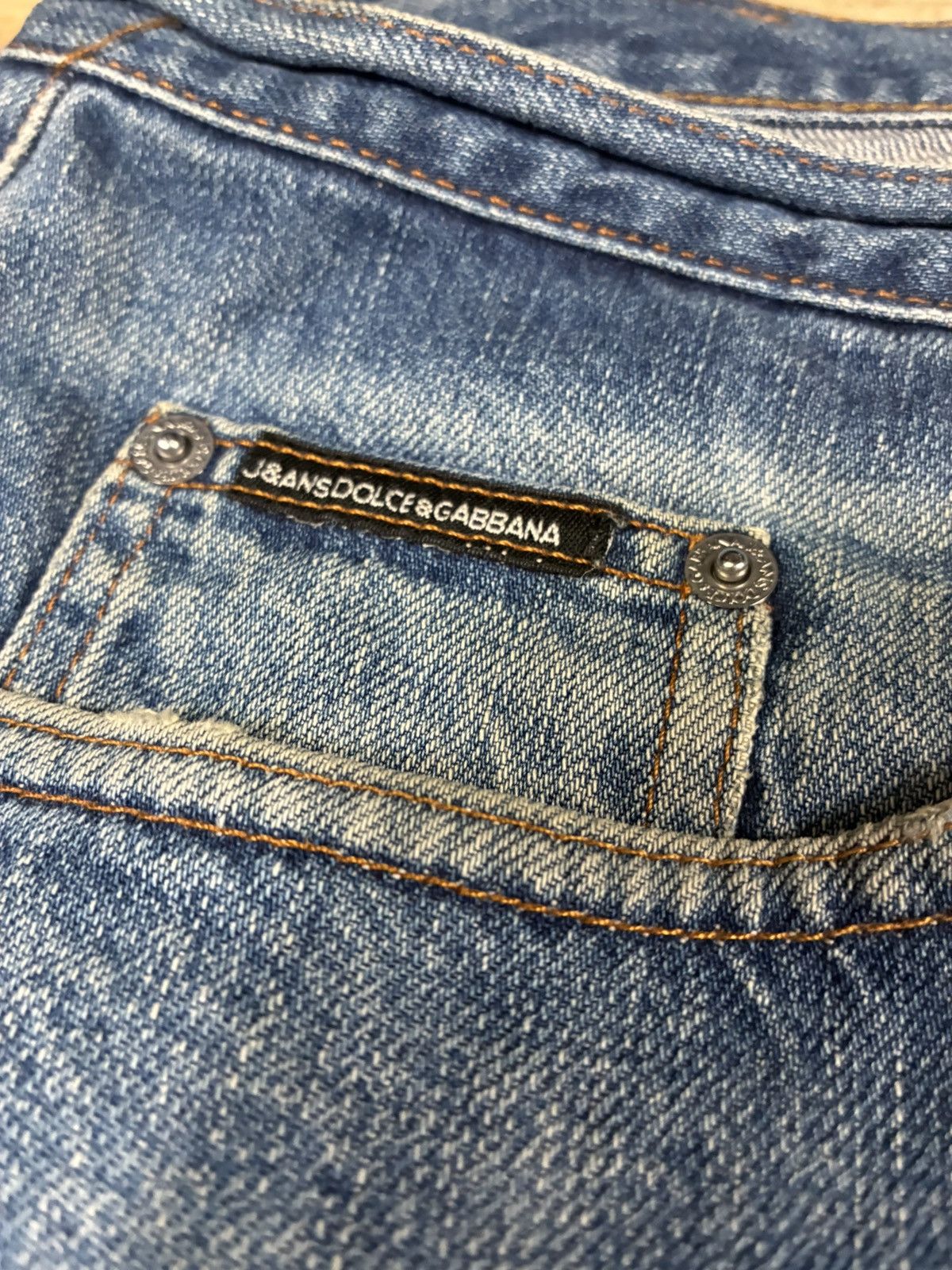 Dolce & Gabbana Mens Vintage Dolce Gabanna Baggy Jeans Size L Size US 35 - 6 Thumbnail