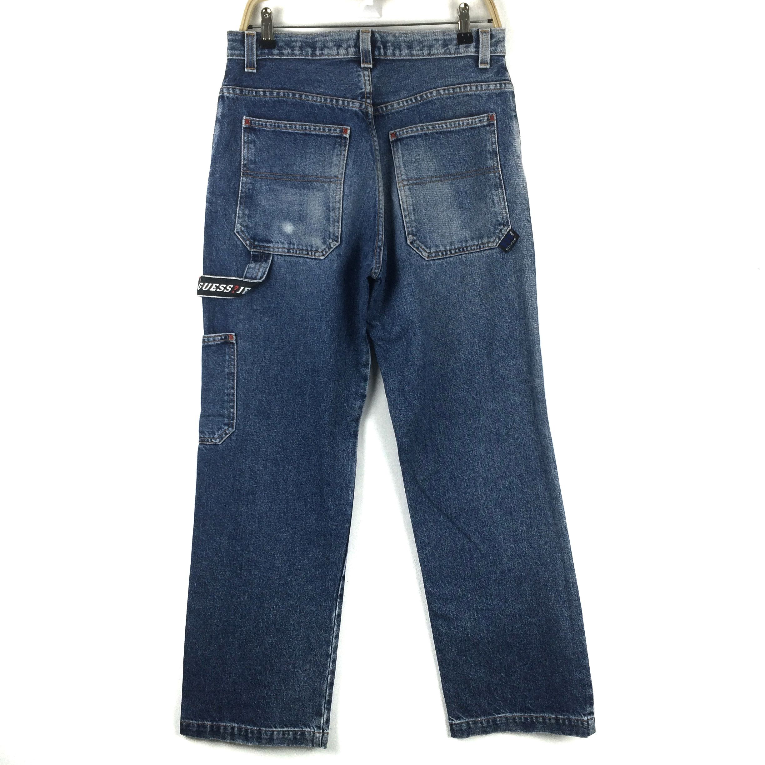 Guess × Vintage X192 GUESS VTG USA BAGGY DISTRESSED JEANS Size US 33 - 1 Thumbnail