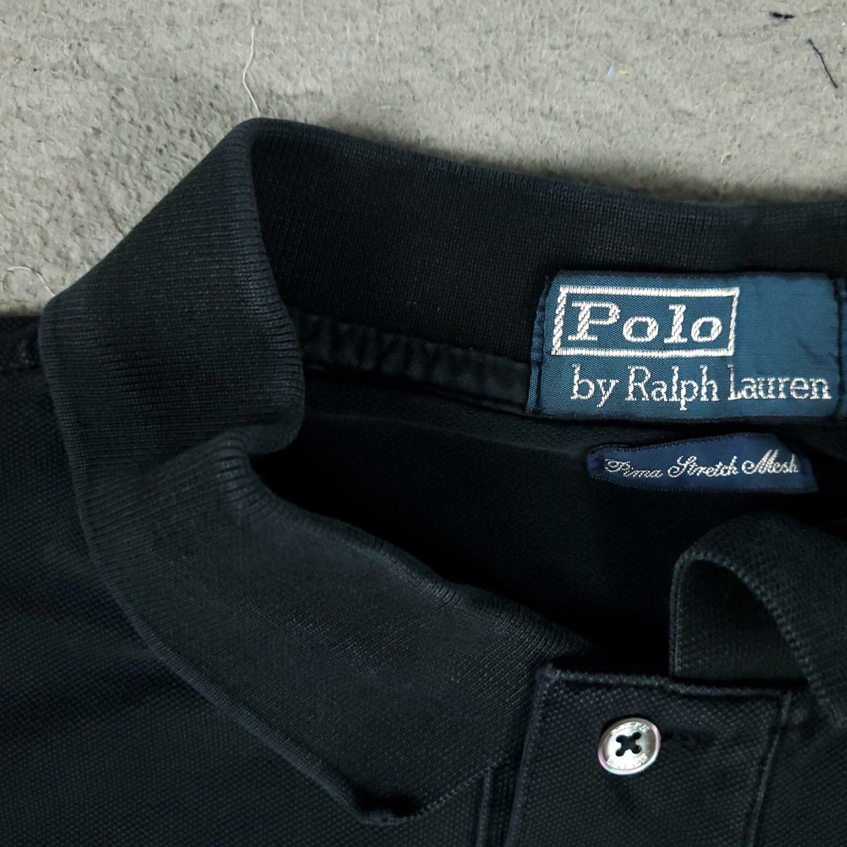 Ralph Lauren VINTAGE Ralph Lauren Polo Shirt Men 2XL Cotton Short Sleeve Black Casual Preppy Size US XXL / EU 58 / 5 - 6 Thumbnail