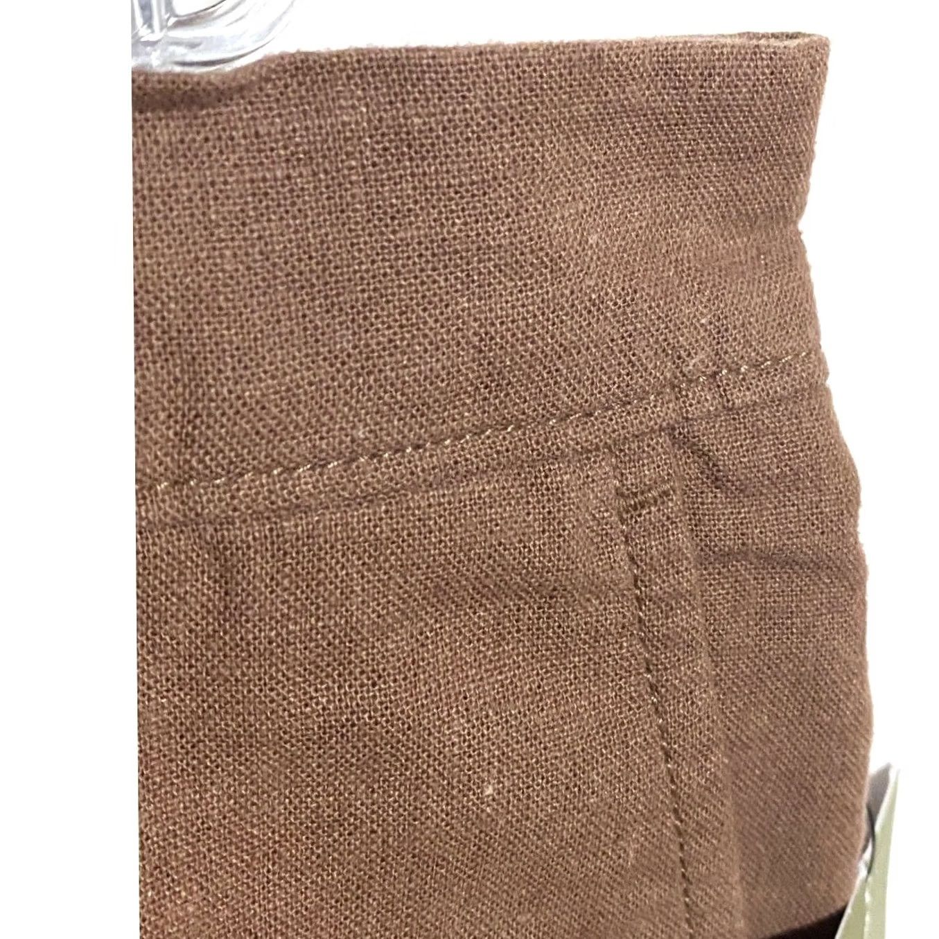 Vintage Goodfellow Mens Shorts Chino Linen Cotton Above Knee 40 Regular NWT Brown Casual Preppy Summer Spring Fall Mens Size US 40 / EU 56 - 4 Thumbnail