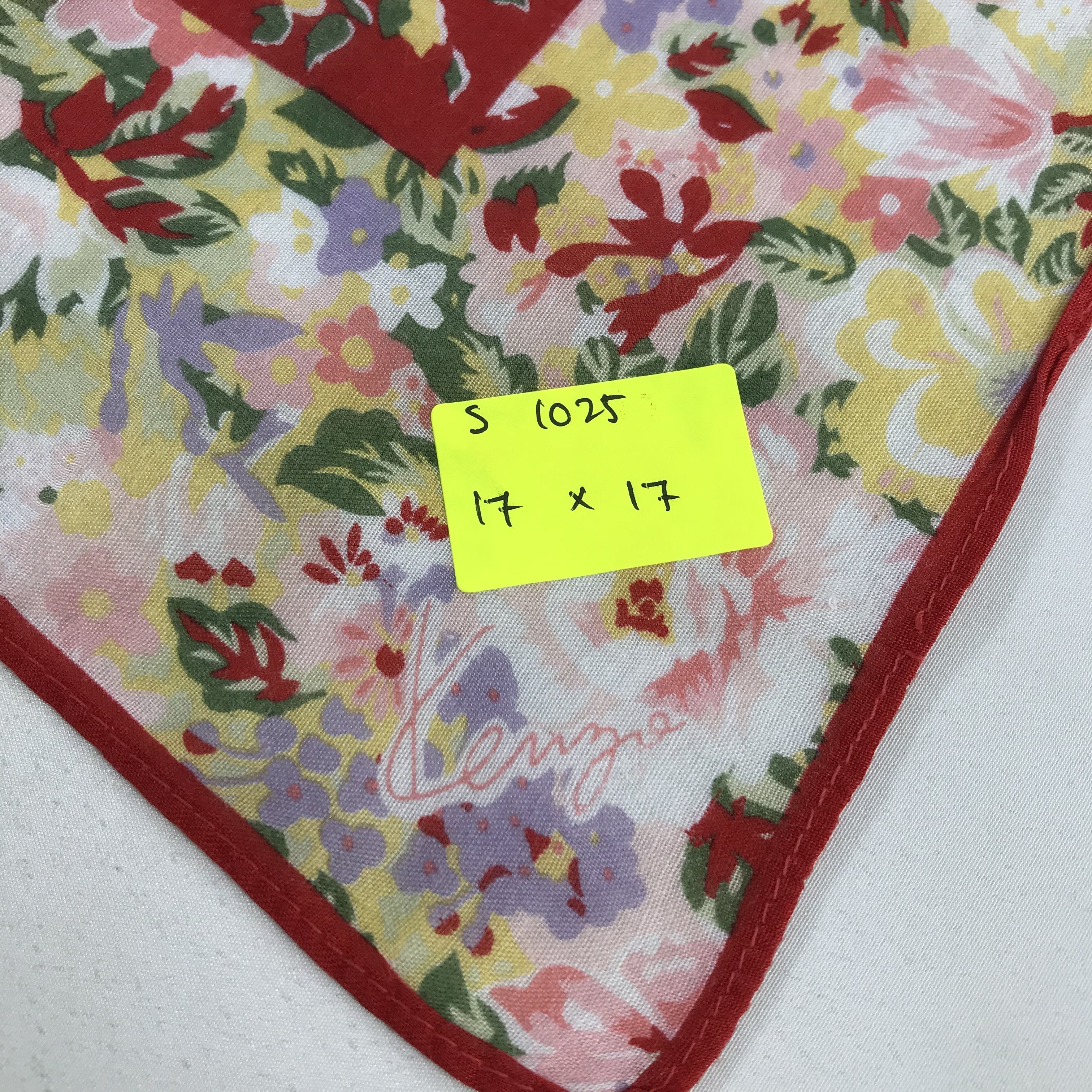 Kenzo × Vintage Kenzo Bandana / Handkerchief / Neckerchief - S1025 Size ONE SIZE - 5 Thumbnail