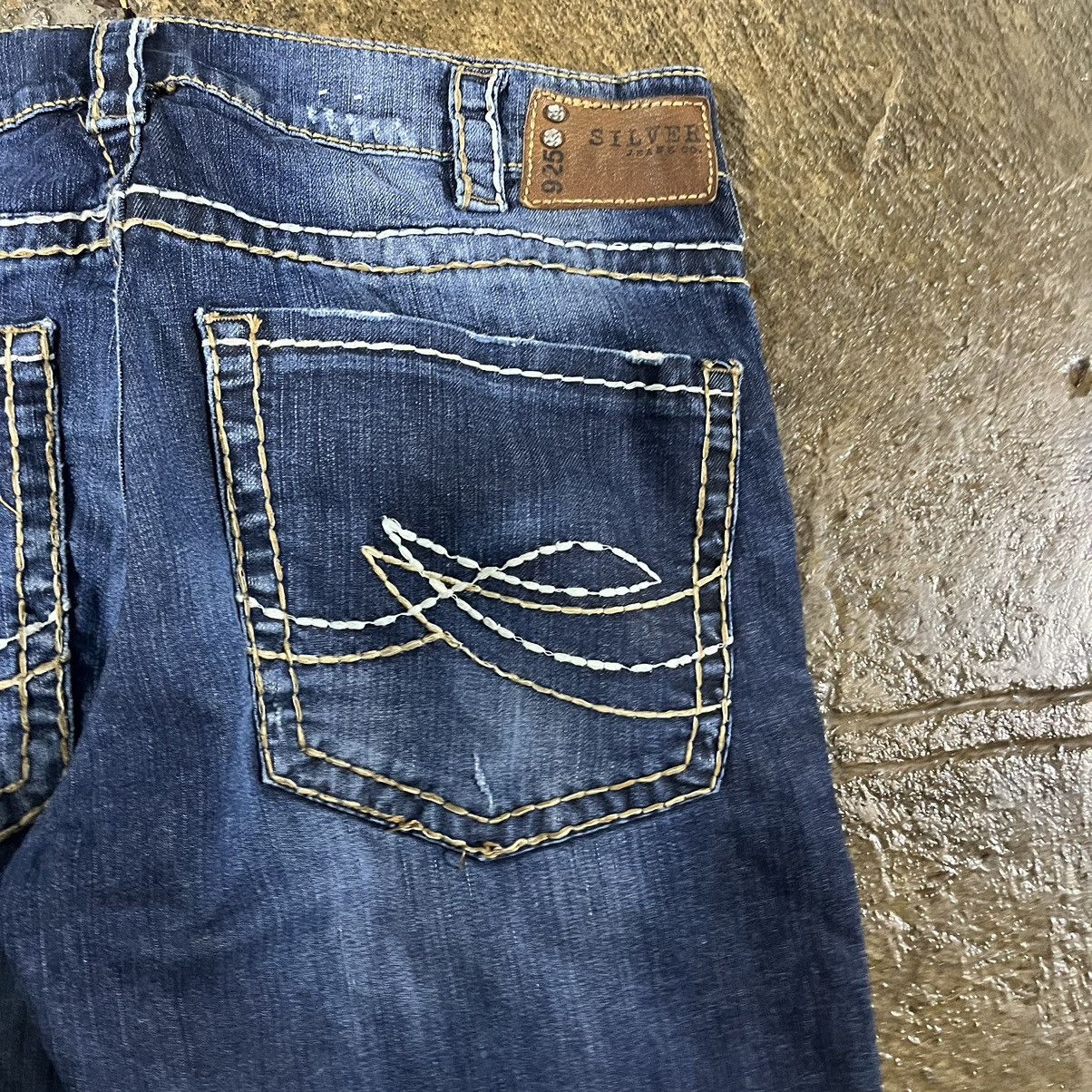 Affliction × Vintage Crazy Y2K Affliction Style Jeans Faded Boot Cut Wide Leg Size US 36 / EU 52 - 6 Thumbnail