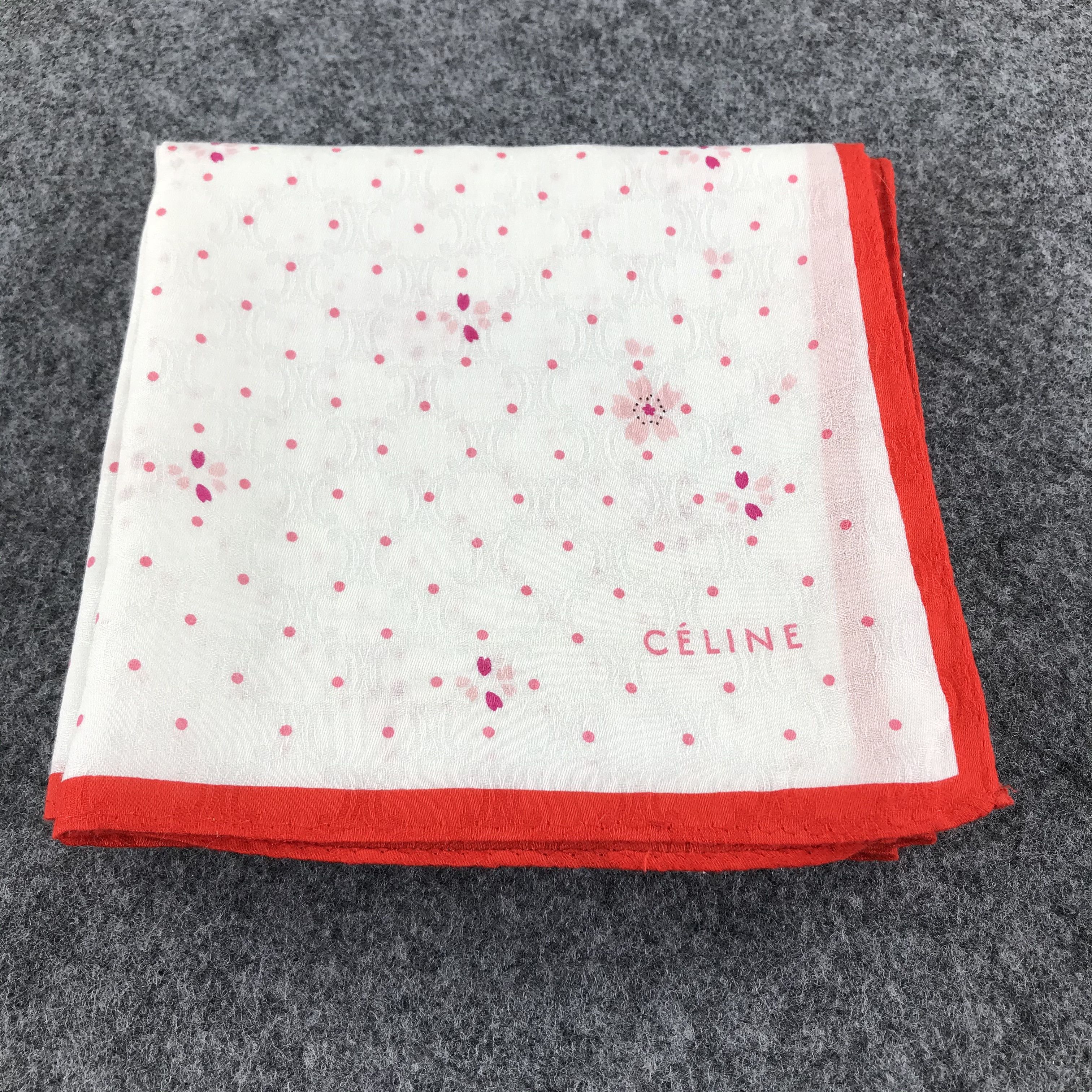 Celine Celine Handkerchief Neckerchief Bandana H239 Size ONE SIZE - 8 Thumbnail
