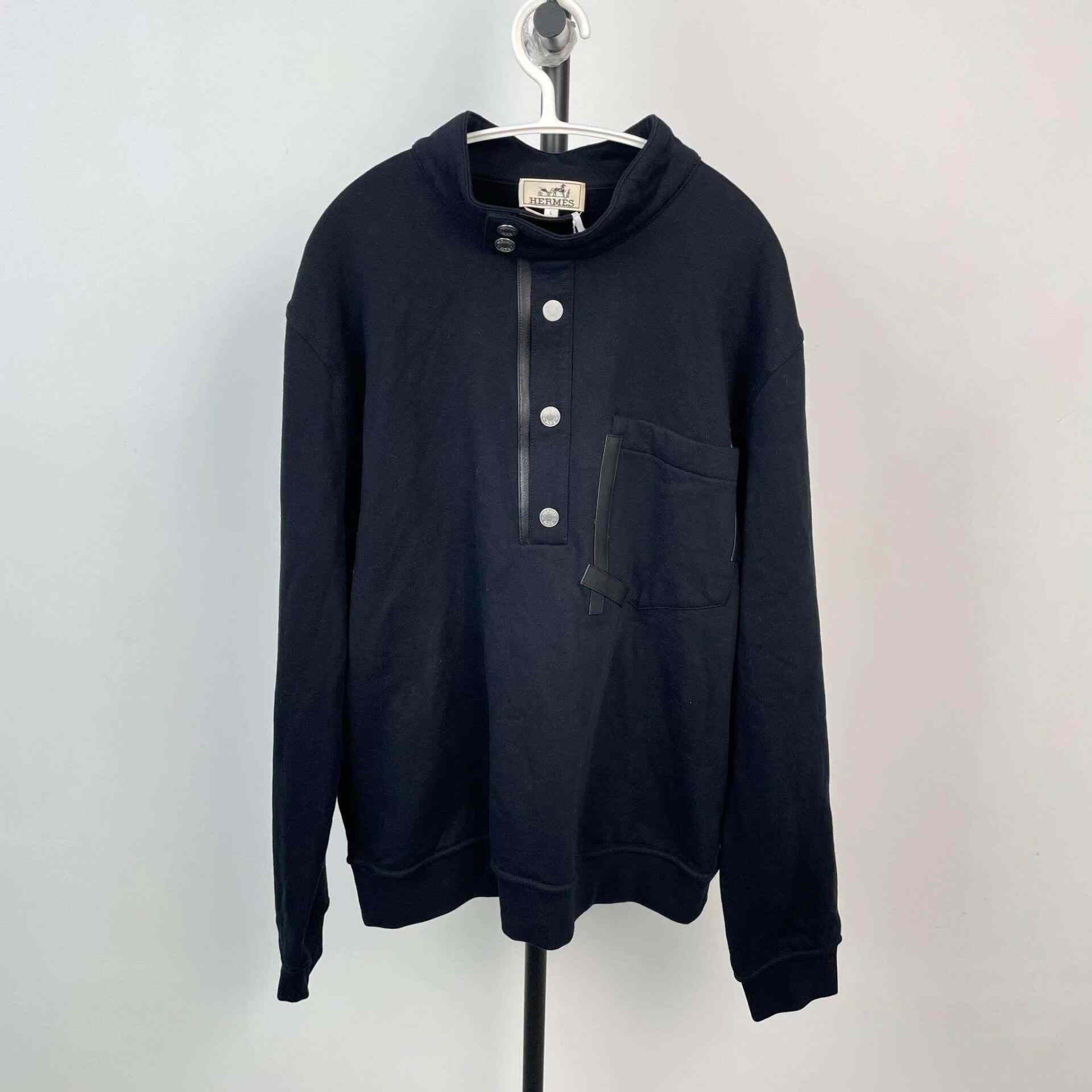 Hermes Hermes Thermal Gray Hoodie L Women Size L / US 10 / IT 46 - 1 Thumbnail