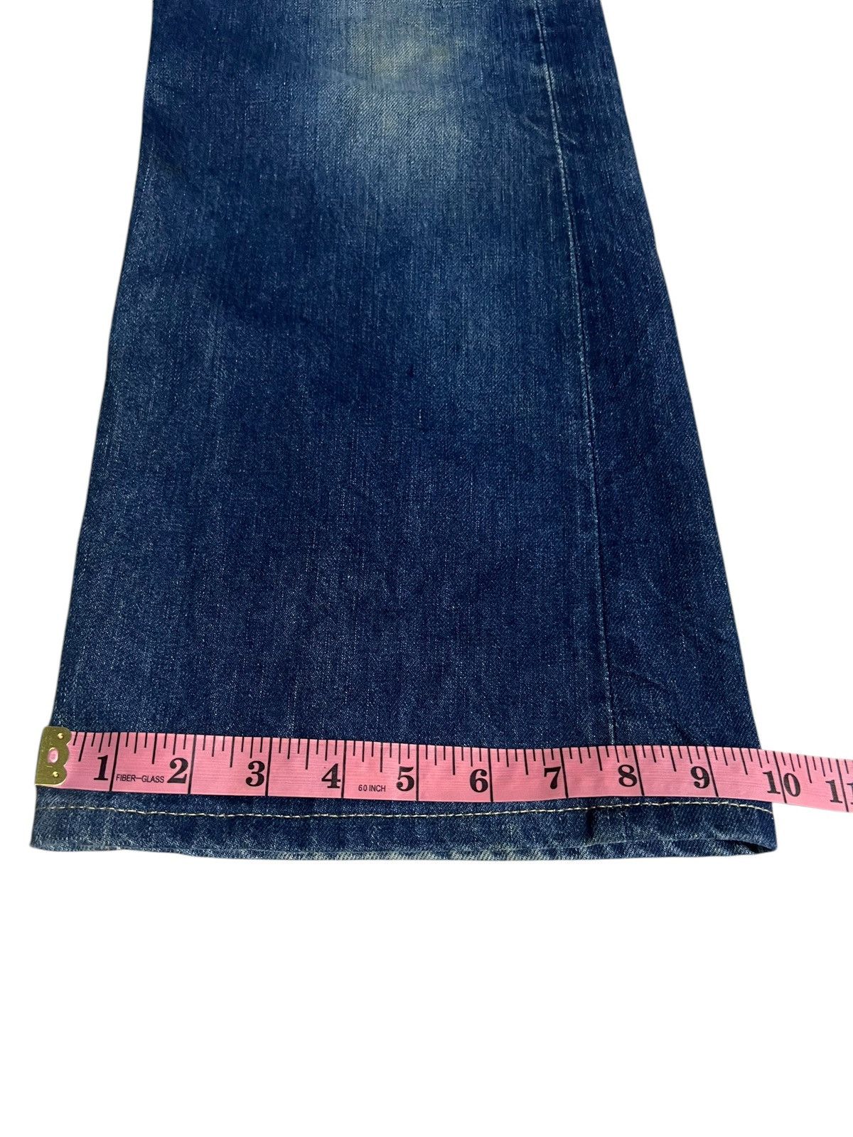 Sugar Cane 💥FLARE💥VINTAGE 80’S SUGAR CANES ZIPPER TALON JEANS Size US 33 - 19 Thumbnail