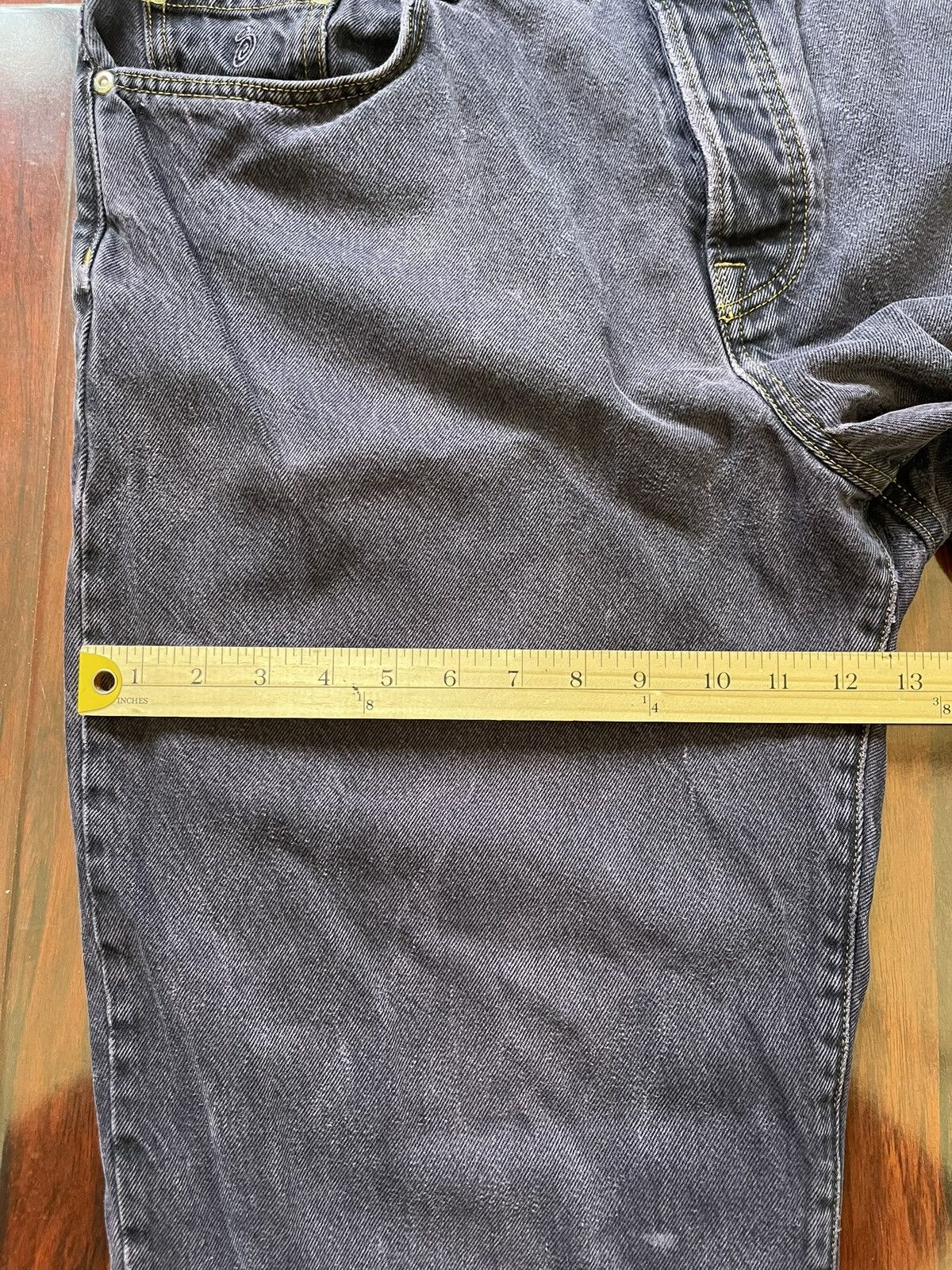 Stussy Stussy “Big Ol” Jeans Indigo Wash Baggy Denim Size 33W x 31L Size US 33 - 8 Thumbnail