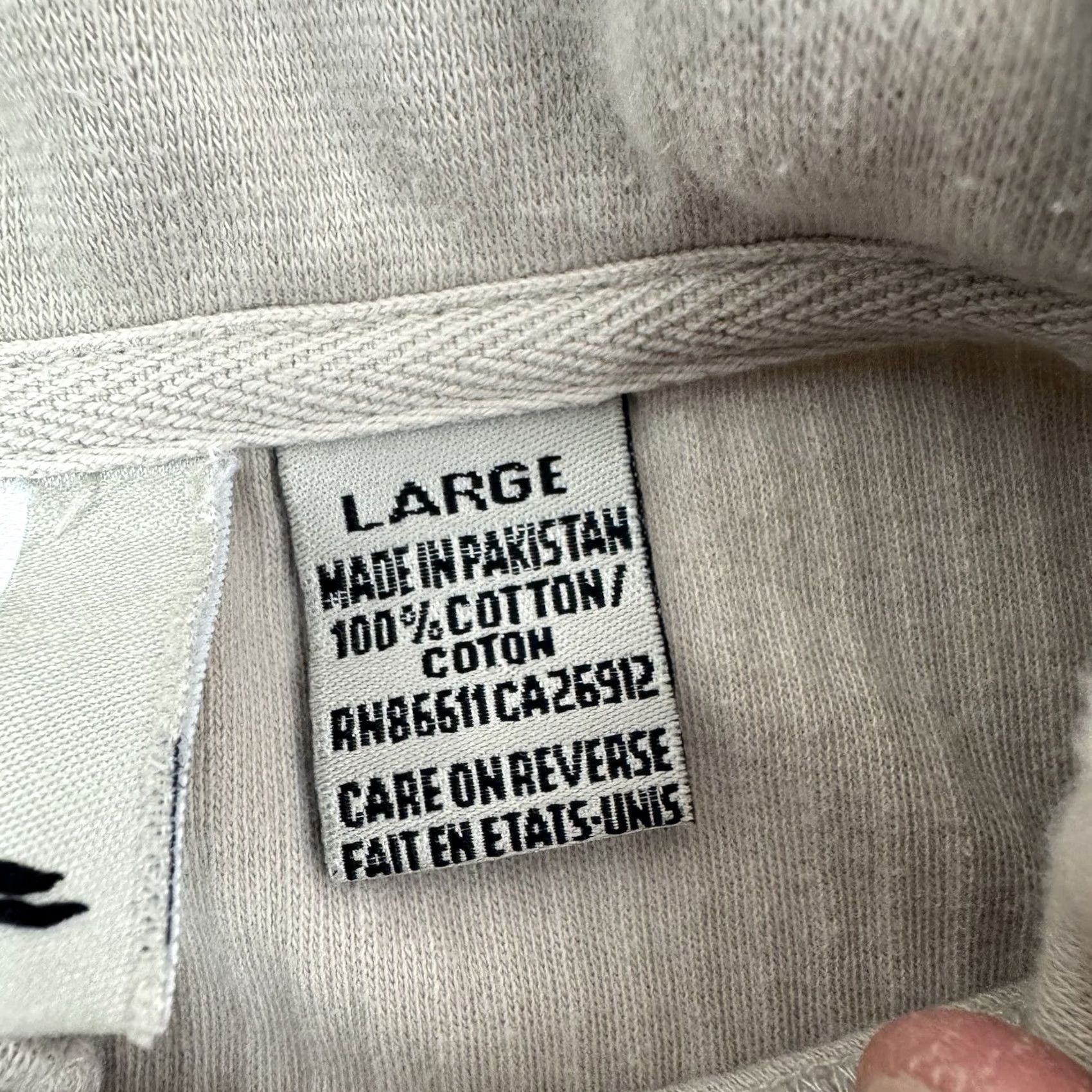No Fear VINTAGE No Fear Henley Shirt Adult L Beige Cotton Logo Embroidered 90s Hipster Y2K Grunge Punk Men Size US L / EU 52-54 / 3 - 5 Thumbnail