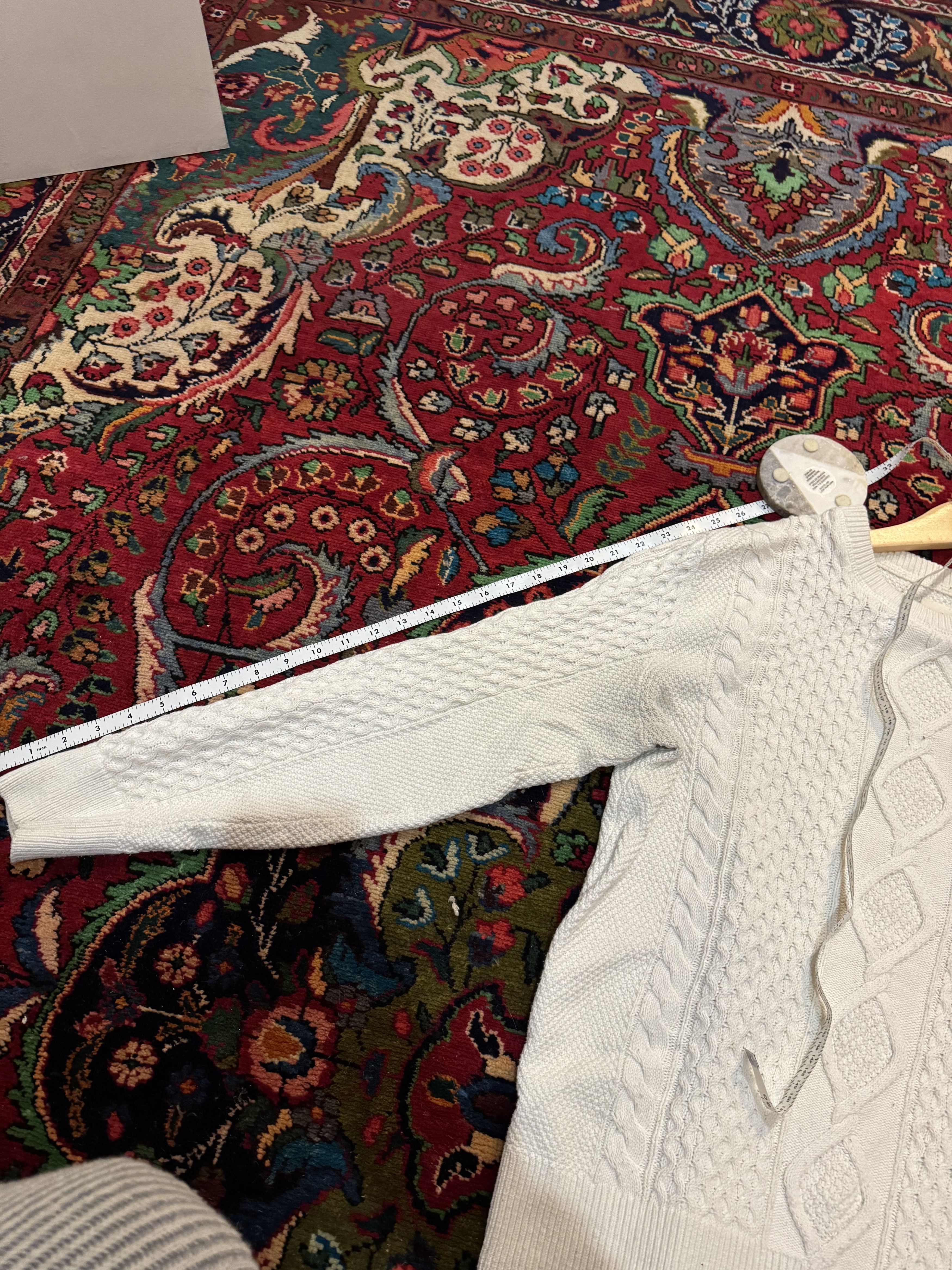Gap White Gap Cable Knit Sweater Size US S / EU 44-46 / 1 - 6 Thumbnail