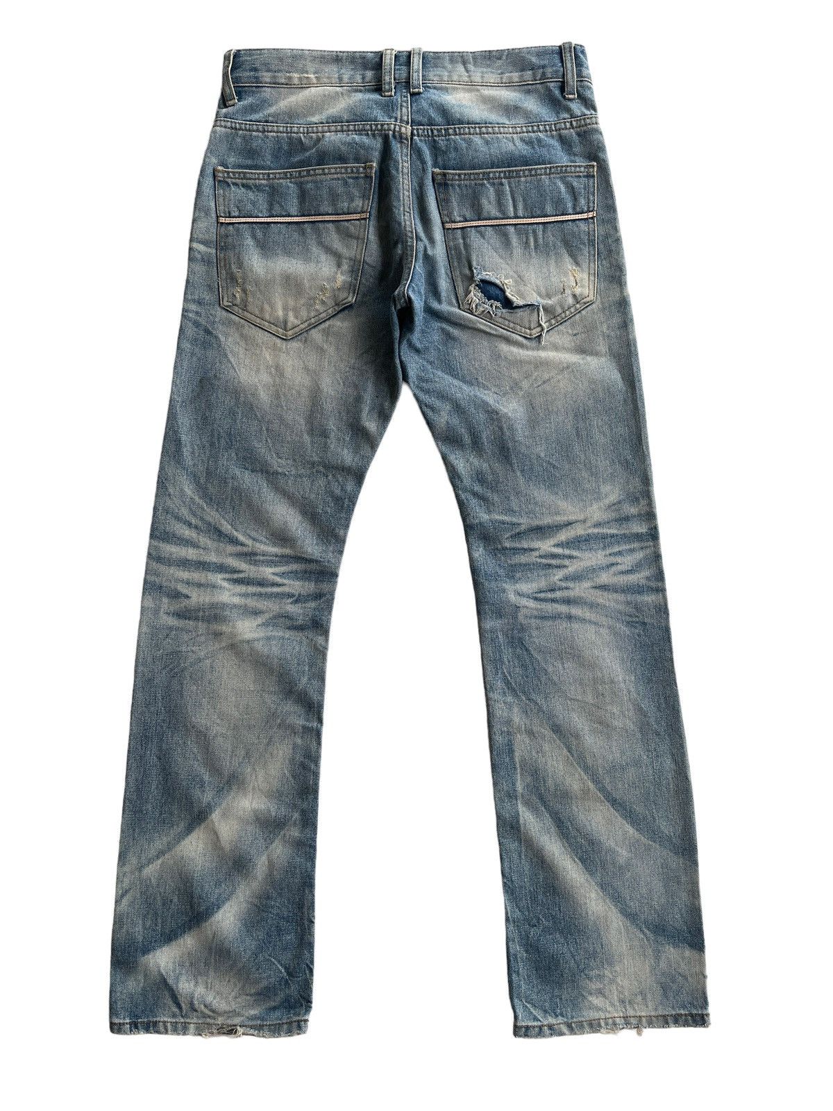Japanese Brand Improves Distressed Mudd Denim Size US 32 / EU 48 - 2 Thumbnail