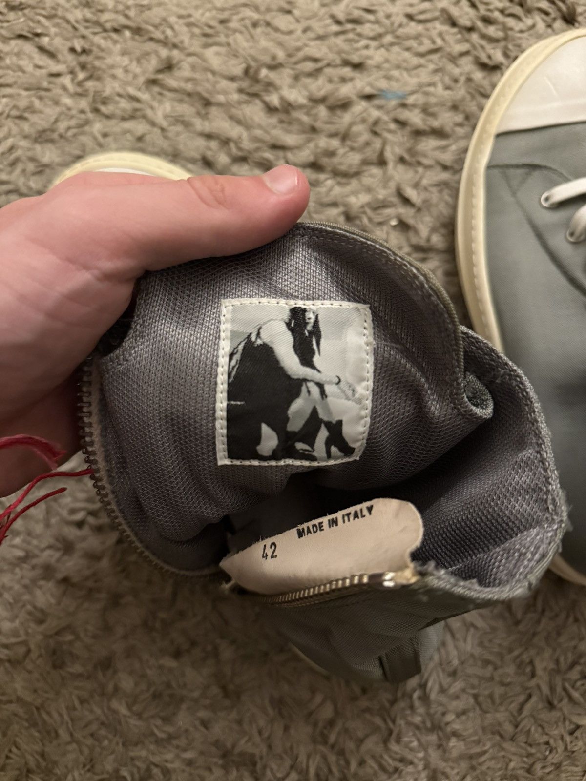 Rick Owens Drkshdw Rick Owens DRKSHDW Ramones High Size US 9 / EU 42 - 7 Thumbnail
