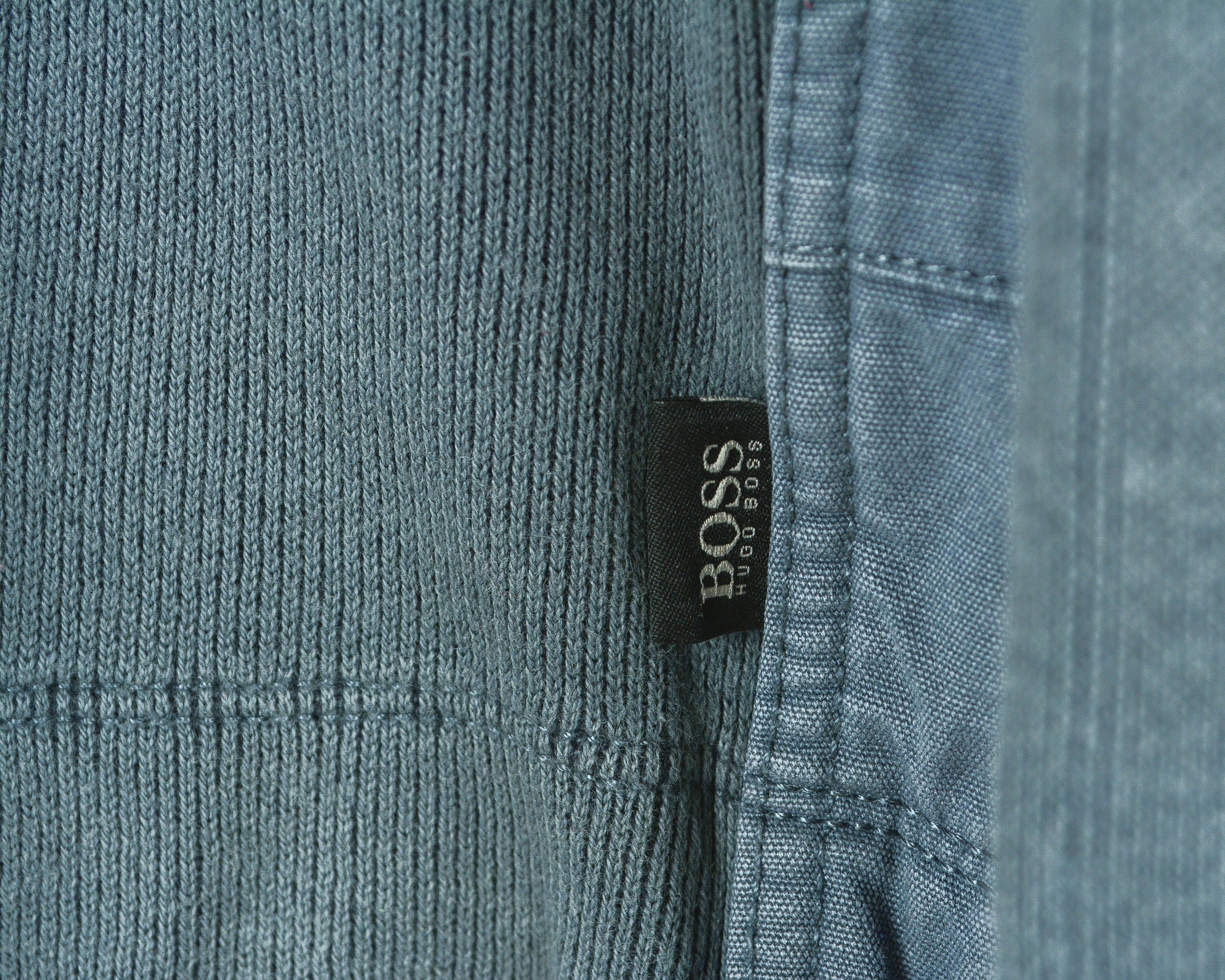 Hugo Boss Men's Regular Fit Sweater M Pullover Jumper Zip Up Neck Size US M / EU 48-50 / 2 - 4 Thumbnail