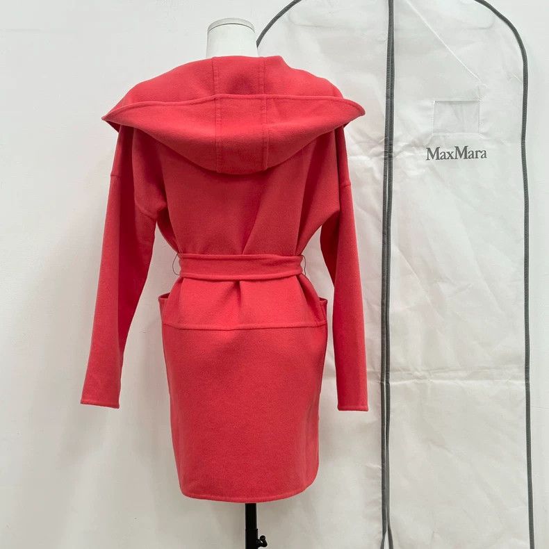 Other Max Mara White Label Mainline Watermelon Red Bathrobe Coat Size M / US 6-8 / IT 42-44 - 2 Thumbnail