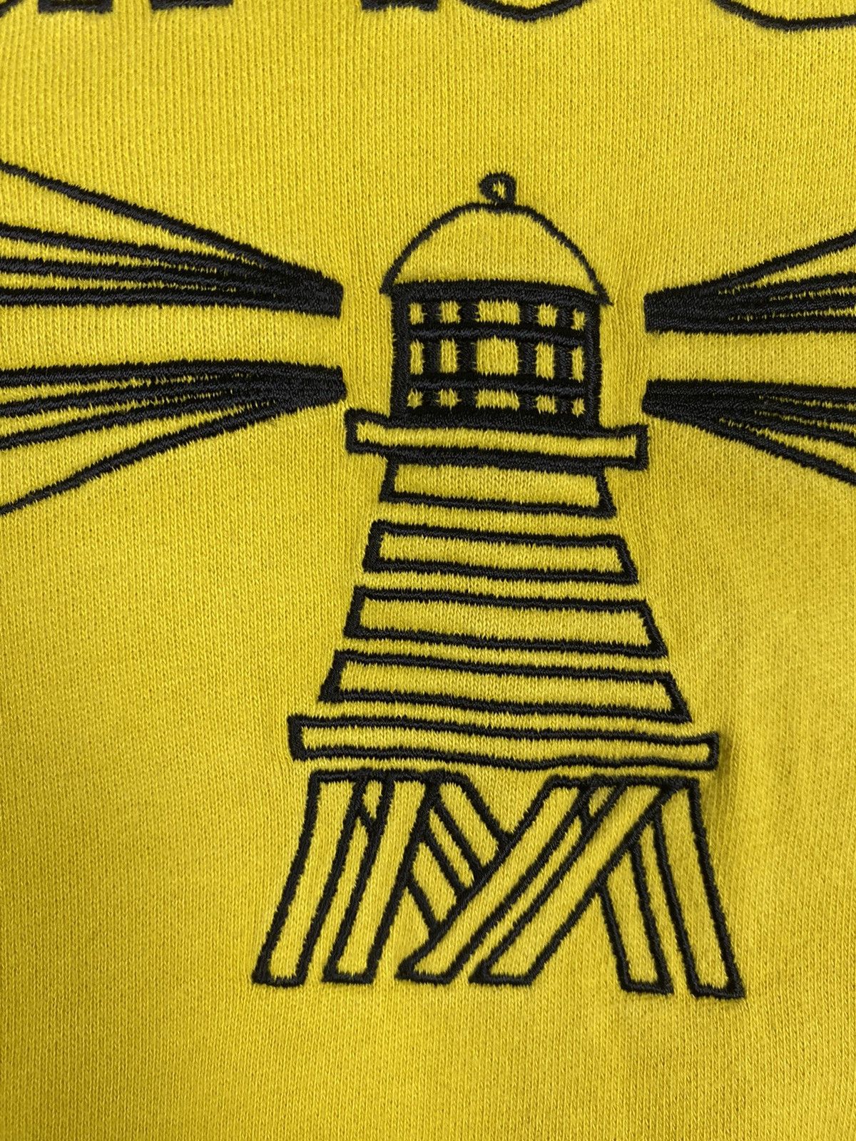 Barbour Barbour Beacon Big Logo Yellow Sweatshirt Size M Size US M / EU 48-50 / 2 - 7 Thumbnail