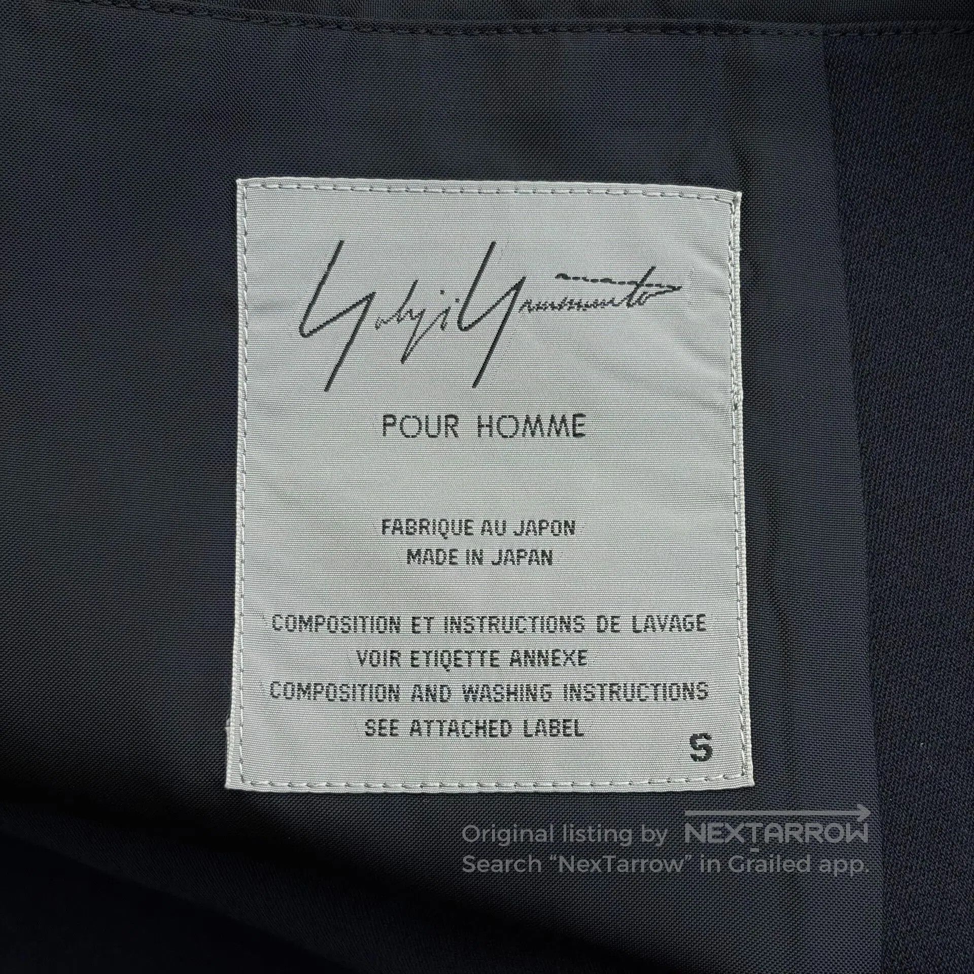 Yohji Yamamoto Yohji Yamamoto Black Wool Suit Jacket. Size US S / EU 44-46 / 1 - 7 Thumbnail