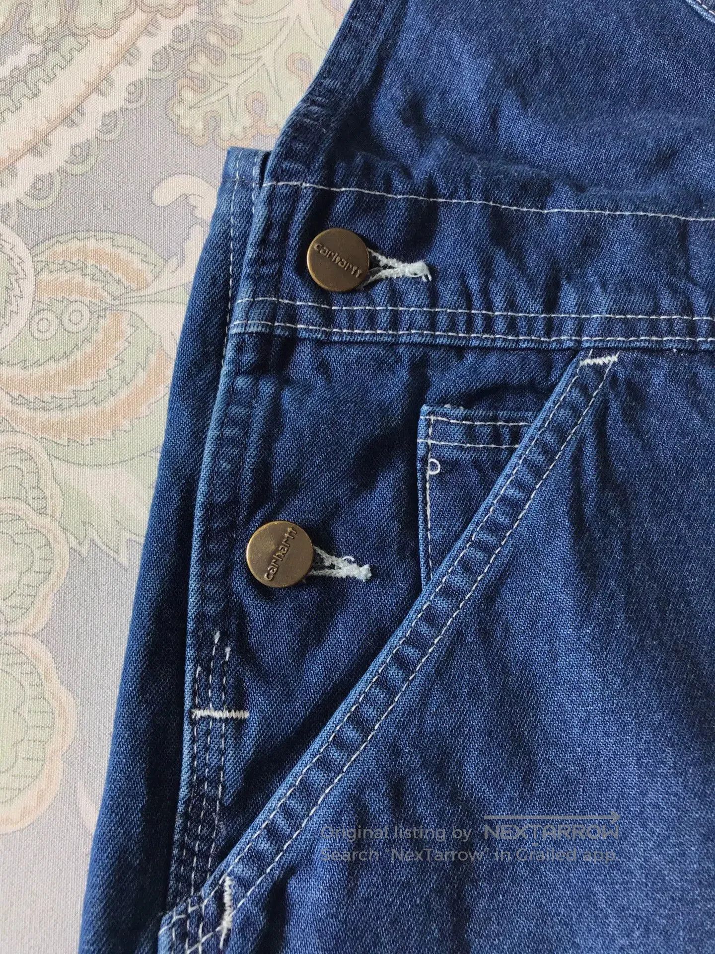 Carhartt Carhartt R07 Denim Overalls W38L30. Size US 38 / EU 54 - 6 Thumbnail