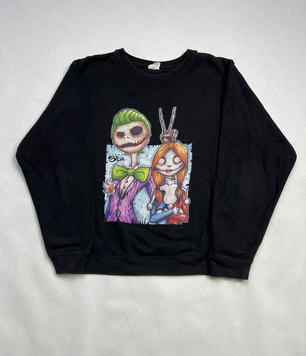 Vintage Sweatshirt Danny Silva vintage joker black Size US M / EU 48-50 / 2 - 1 Thumbnail