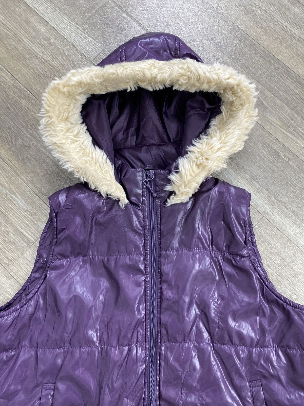 If Six Was Nine 2000s Gospita Fur Vest Puffer Down Jacket Kmrii Lgb Goa Y2K Size US S / EU 44-46 / 1 - 2 Thumbnail