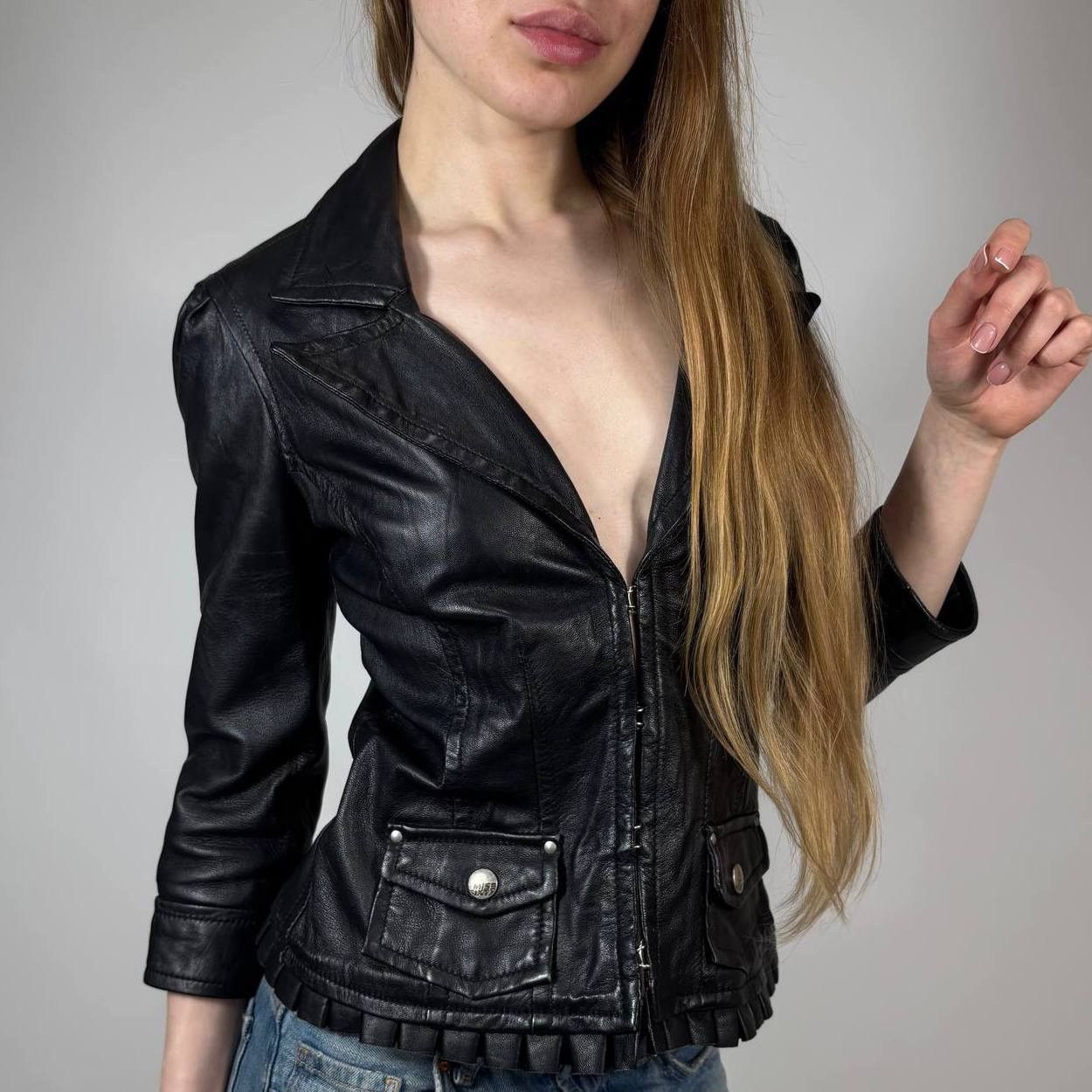 Miss Sixty Vintage Y2K MISS SIXTY Leather Jacket Japanese Retro Style Size S / US 4 / IT 40 - 1 Thumbnail