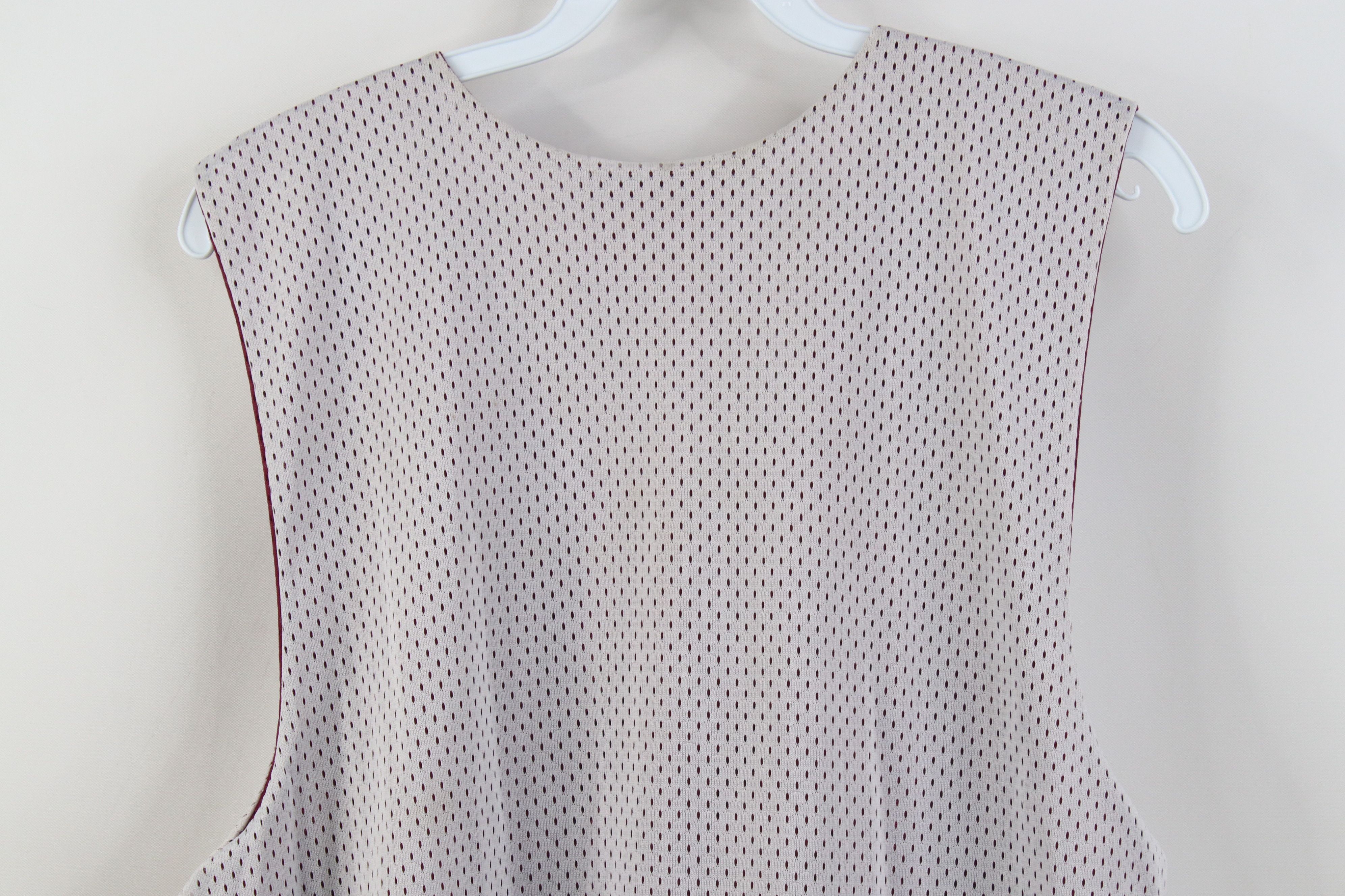 Vintage Vintage Reversible Lacrosse Co Mesh Jersey Maroon White Size US M / EU 48-50 / 2 - 15 Thumbnail