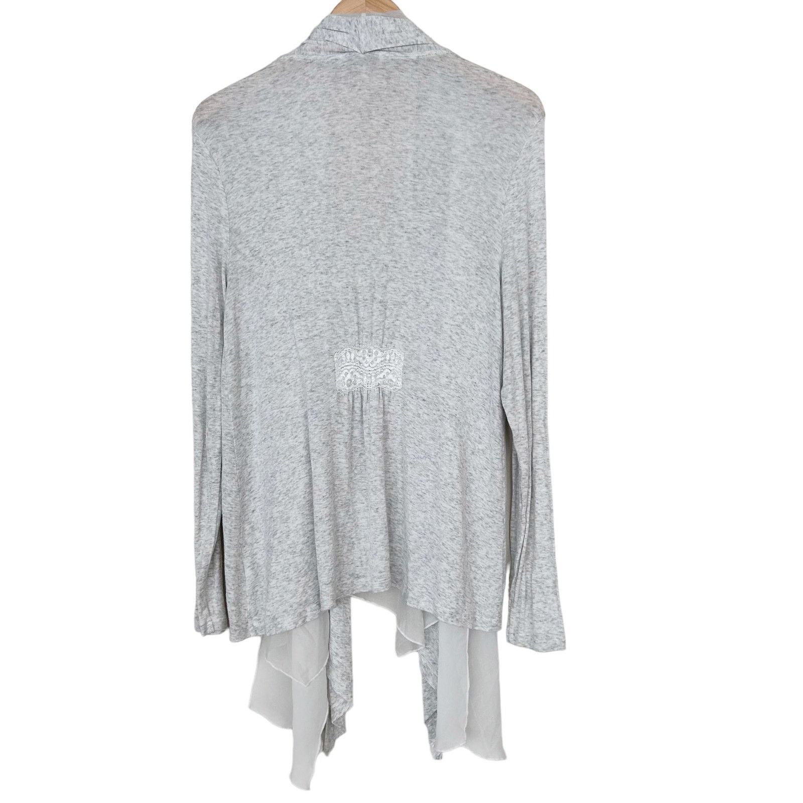 Other Cabi Dream Cardigan Light Gray Open Front Sz L Style 344 Size L / US 10 / IT 46 - 4 Thumbnail