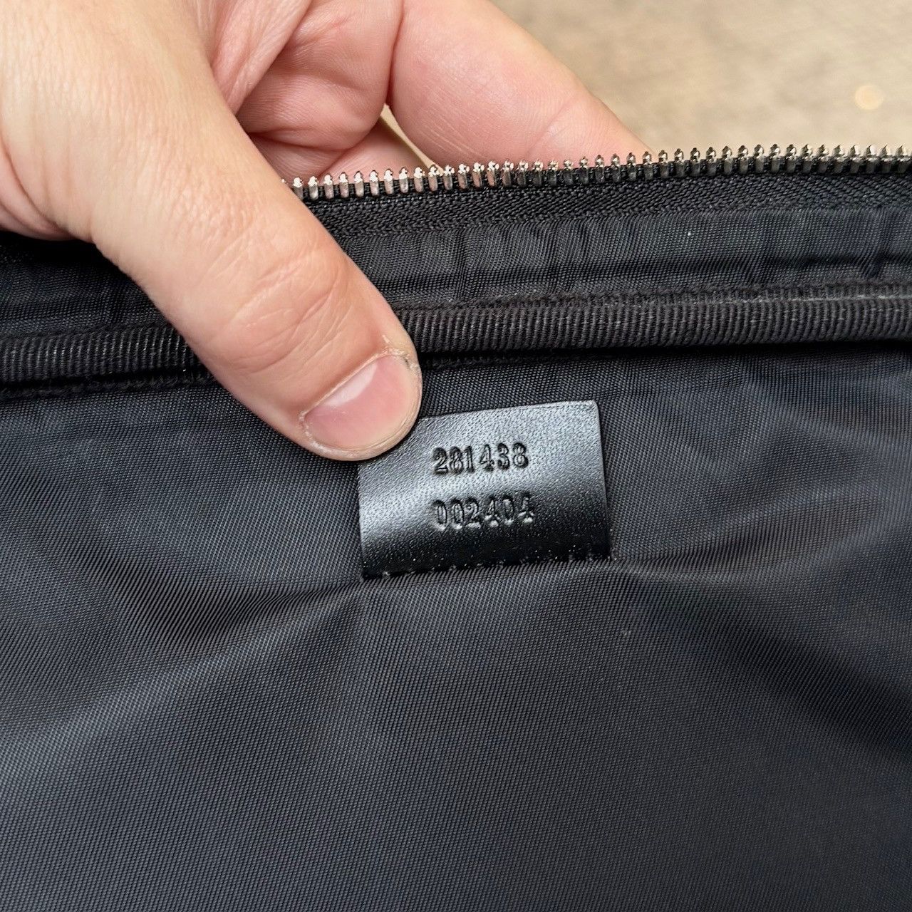 Gucci Gucci Black Canvas Leather Sherry Line Business Bag Size ONE SIZE - 9 Thumbnail