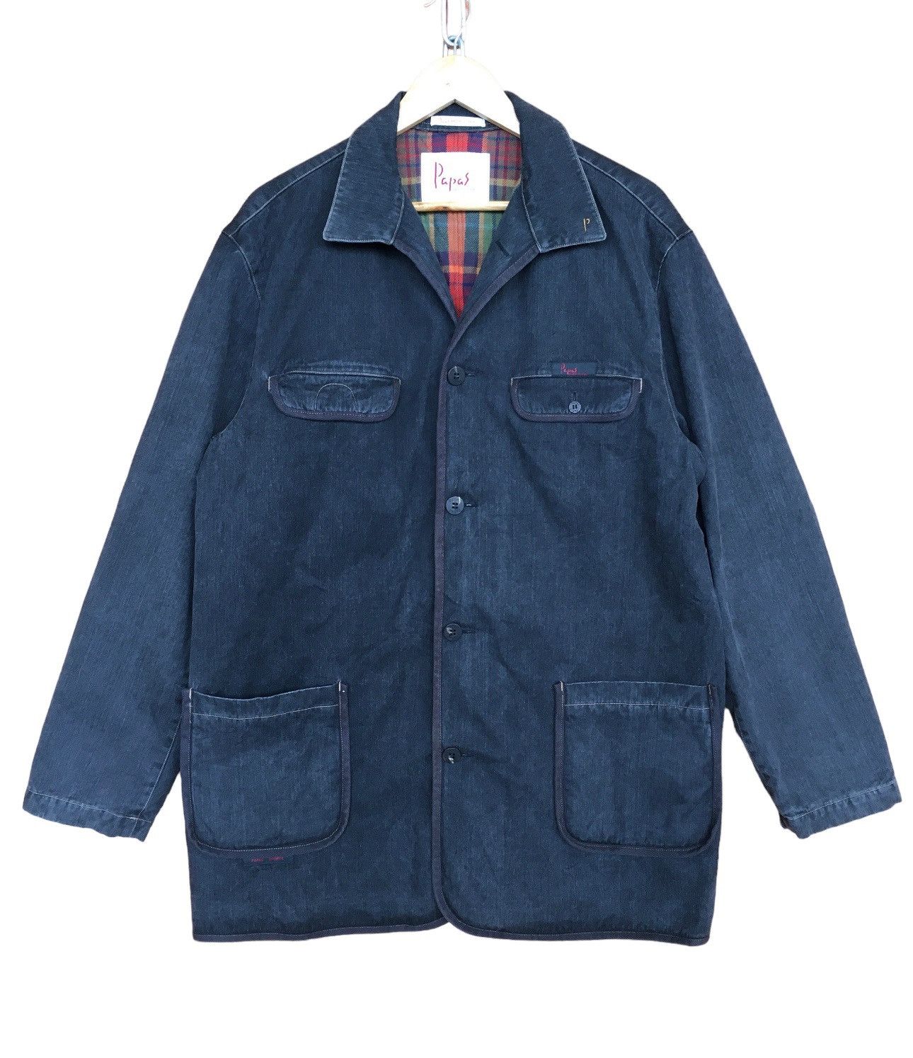 image of Beauty Beast x If Six Was Nine Vintage Papas Maniere De Heming Chore Jacket in Dark Ink (Size Large