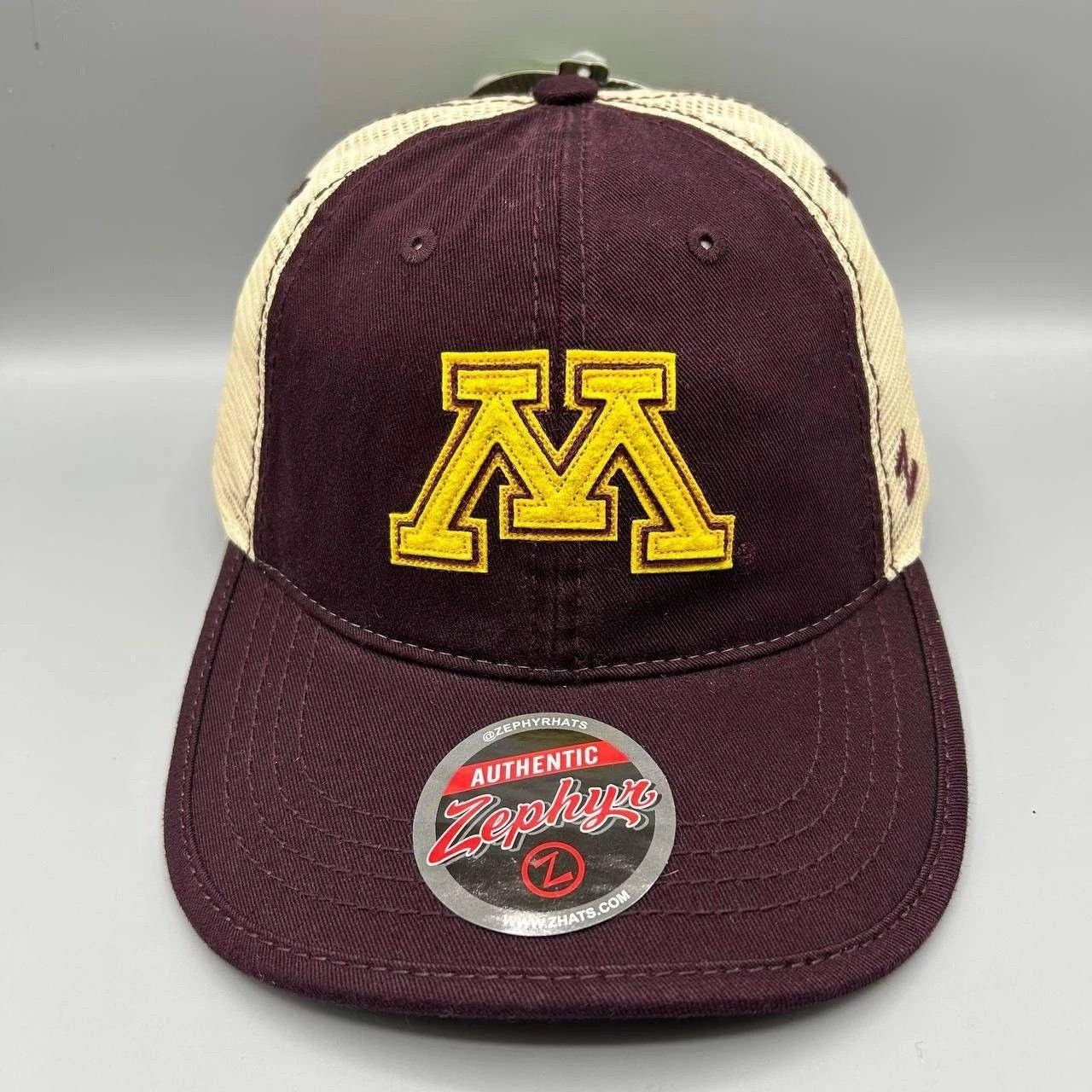 Zephyr Vintage Minnesota Golden Gophers Trucker Hat NCAA Snap Back Size ONE SIZE - 1 Thumbnail