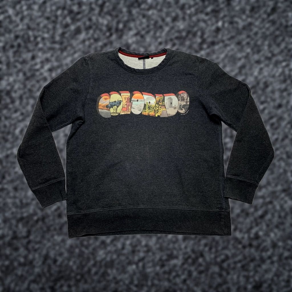 Paul Smith PAUL SMITH COLORADO Heathered Grey Pullover Sweatshirt Cotton Size XL Shirt Mens Pullover Colorado Graphic 100% Cotton Grey Multicolor 80s? Size US L / EU 52-54 / 3 - 1 Thumbnail