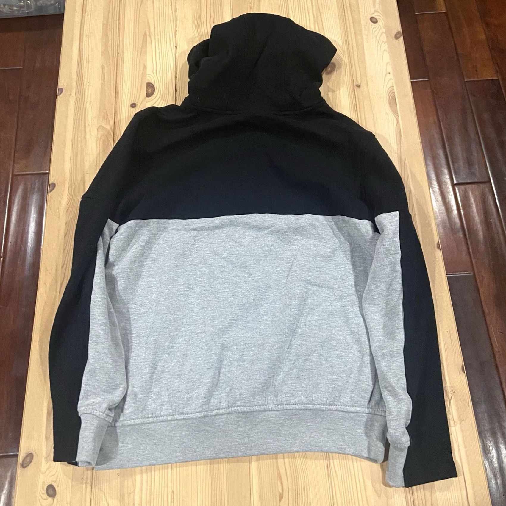 Umbro Umbro Hoodie Mens Colorblock Full Zip Gray Black Colorblock Soccer Training Fleece Pocket Zipper Modern Medium Regular Mens Size US M / EU 48-50 / 2 - 6 Thumbnail