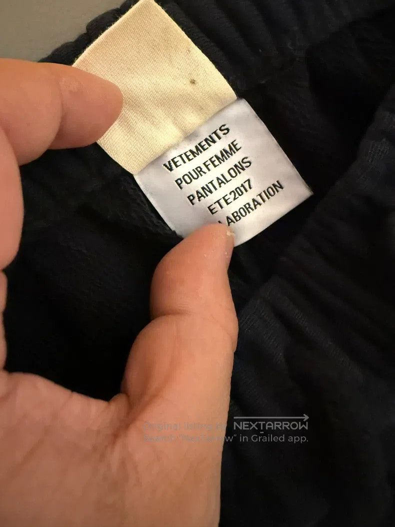 Vetements size S Sweatpants