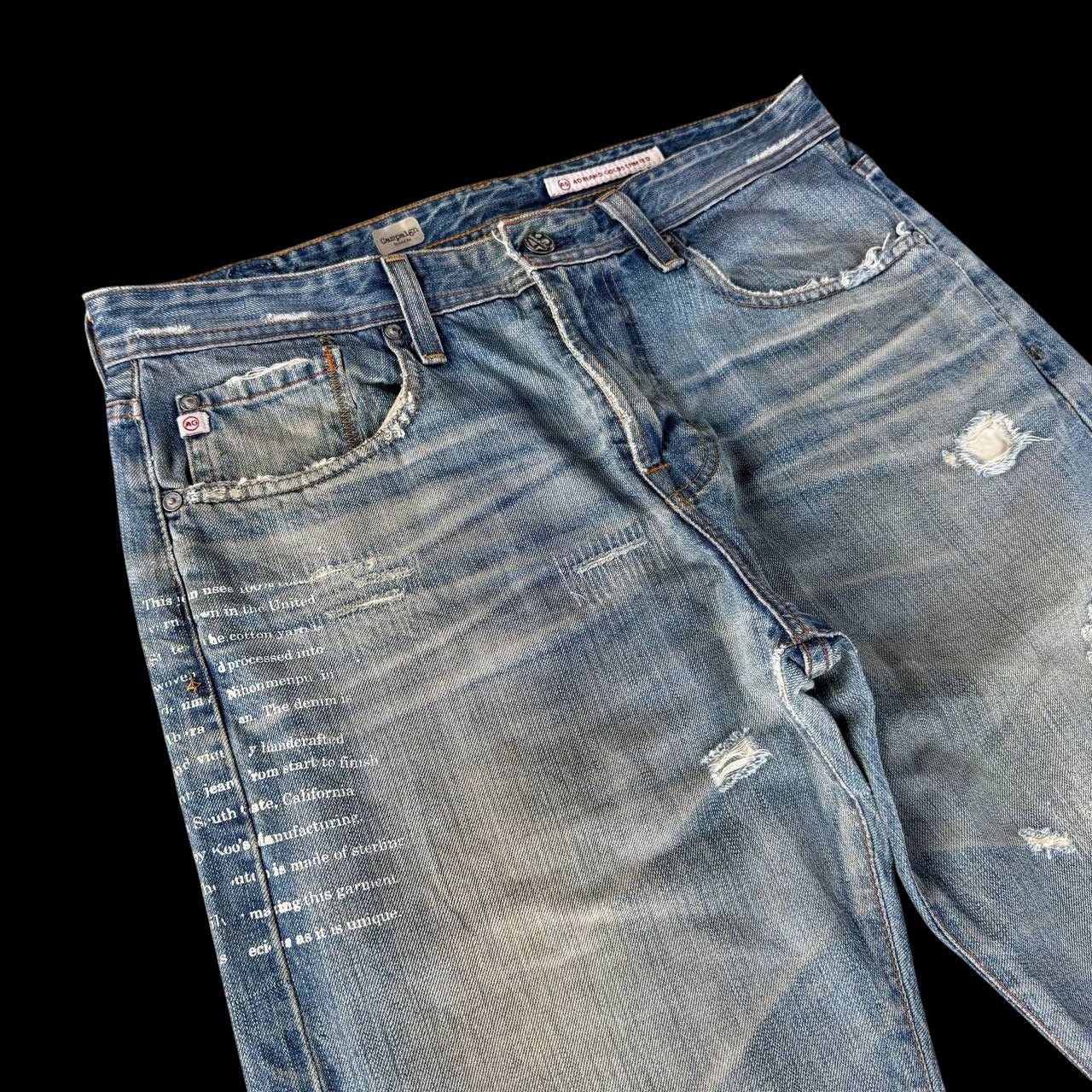 AG Adriano Goldschmied Vintage AG Adriano Goldschmied CampaignLoose Distressed Jean Size US 32 / EU 48 - 10 Thumbnail